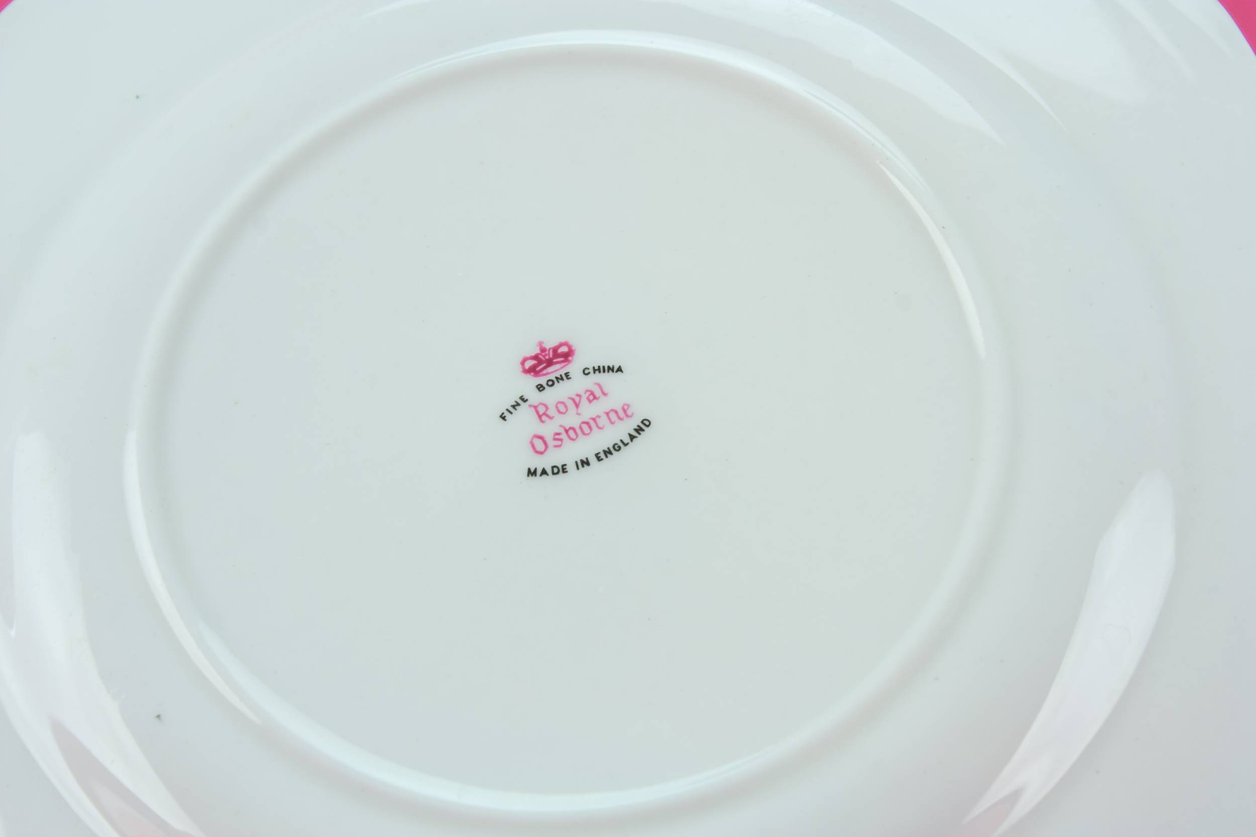 Bone China Vintage — 6 Modernist bone china plates 2