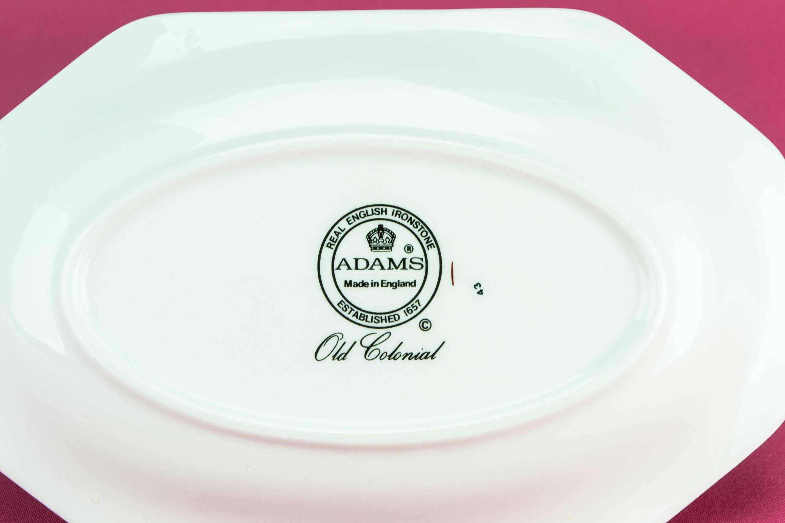 Retro Elegant Floral — Ironstone Retro gravy boat 3