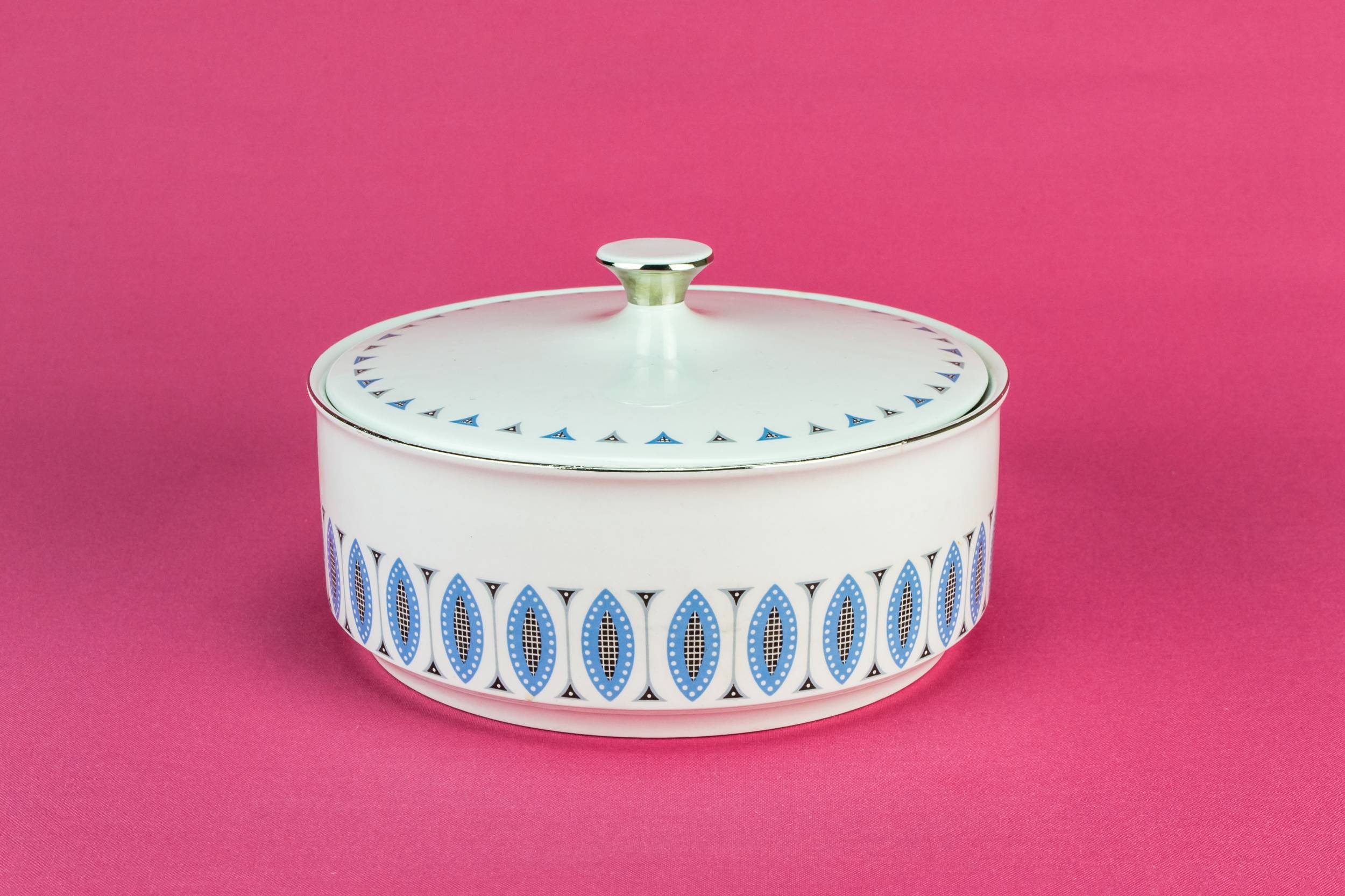 Ceramic Modernist Geometric — Geometric Modernist tureen