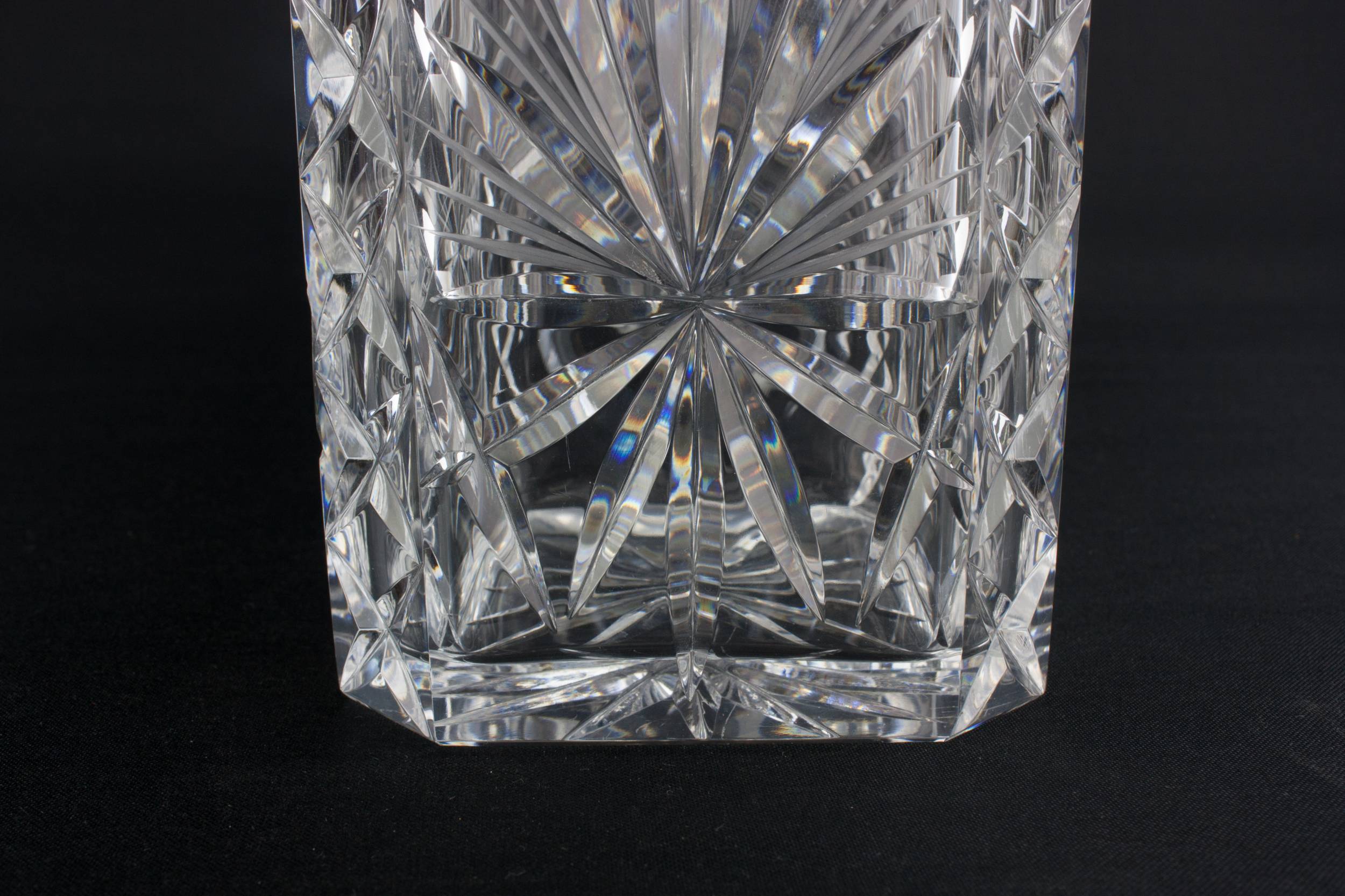 Cut Glass Vintage — Whisky cut glass decanter 2