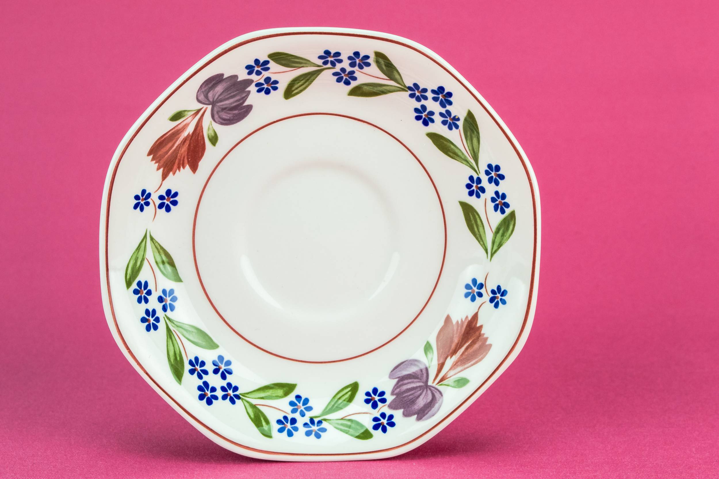 Ceramic Retro Floral — Retro tea set for six 2