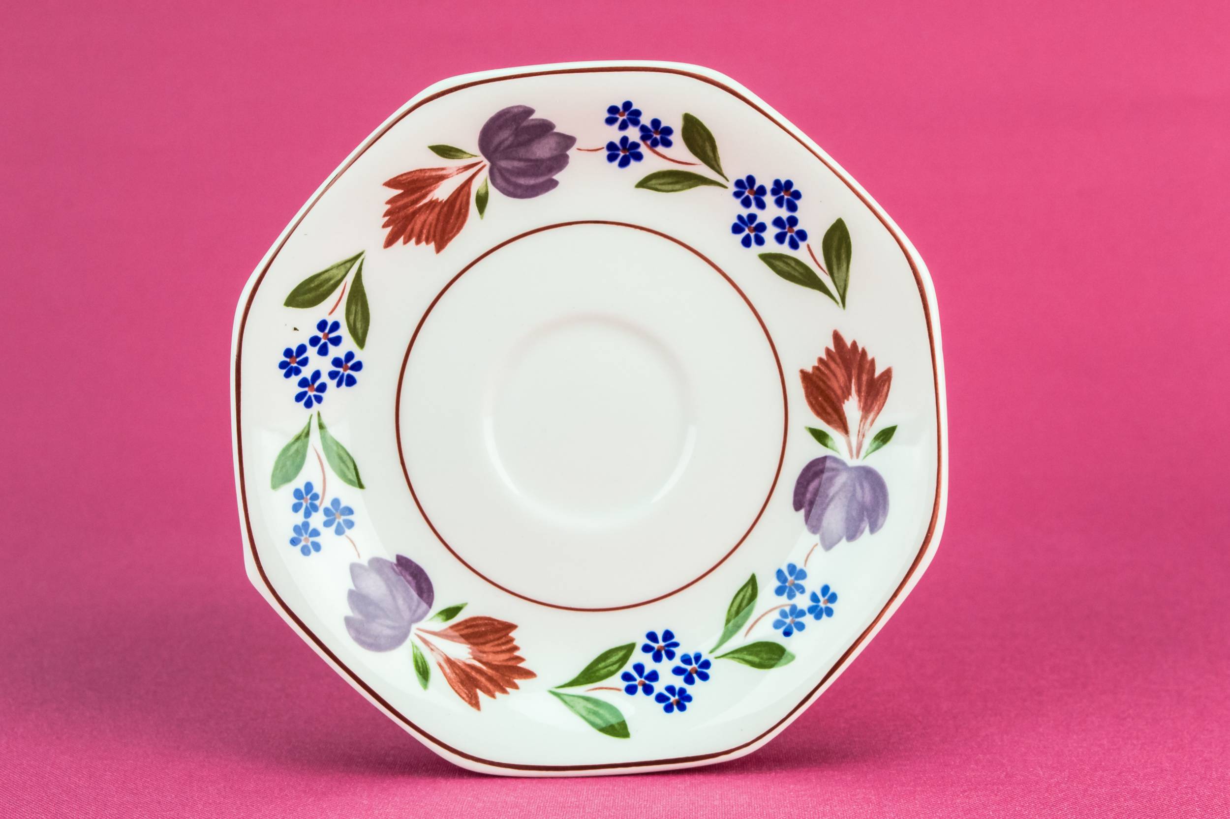 Ceramic Vintage Saucer — Adams coffee set for six 2