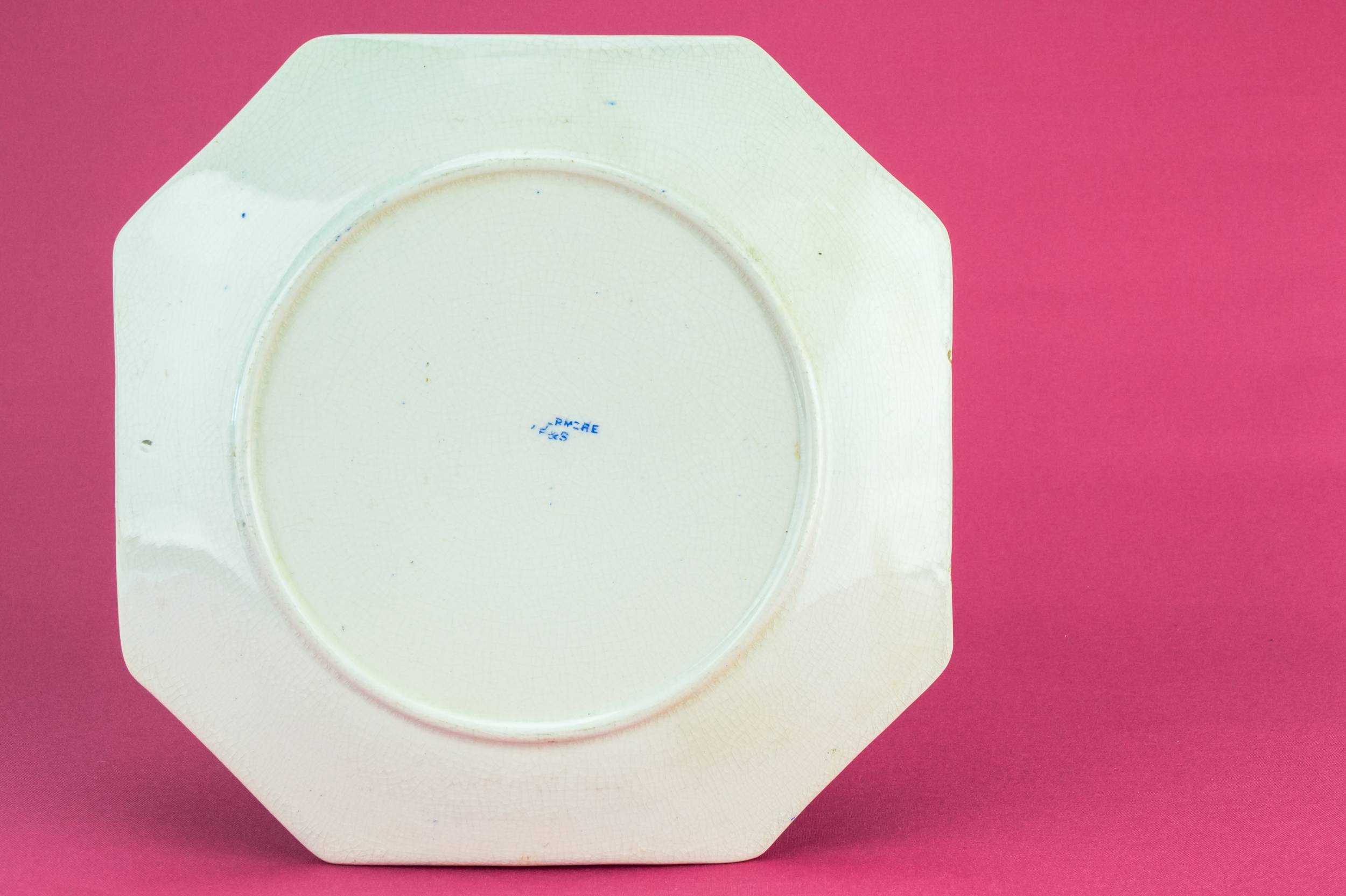 Spectacular Victorian PLATE — Blue and white plate 2