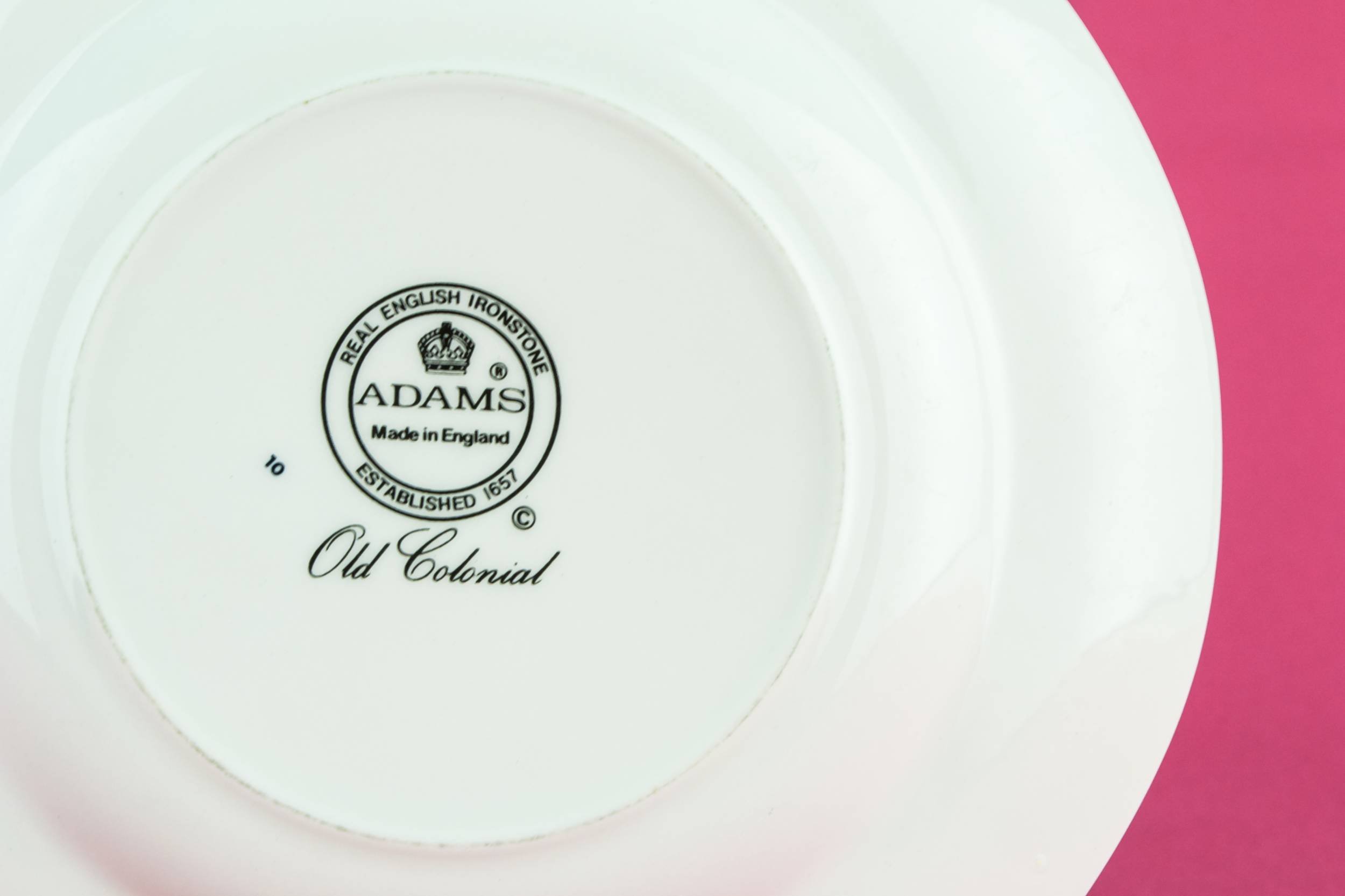 Ceramic Retro Floral — 4 Retro pottery plates 2