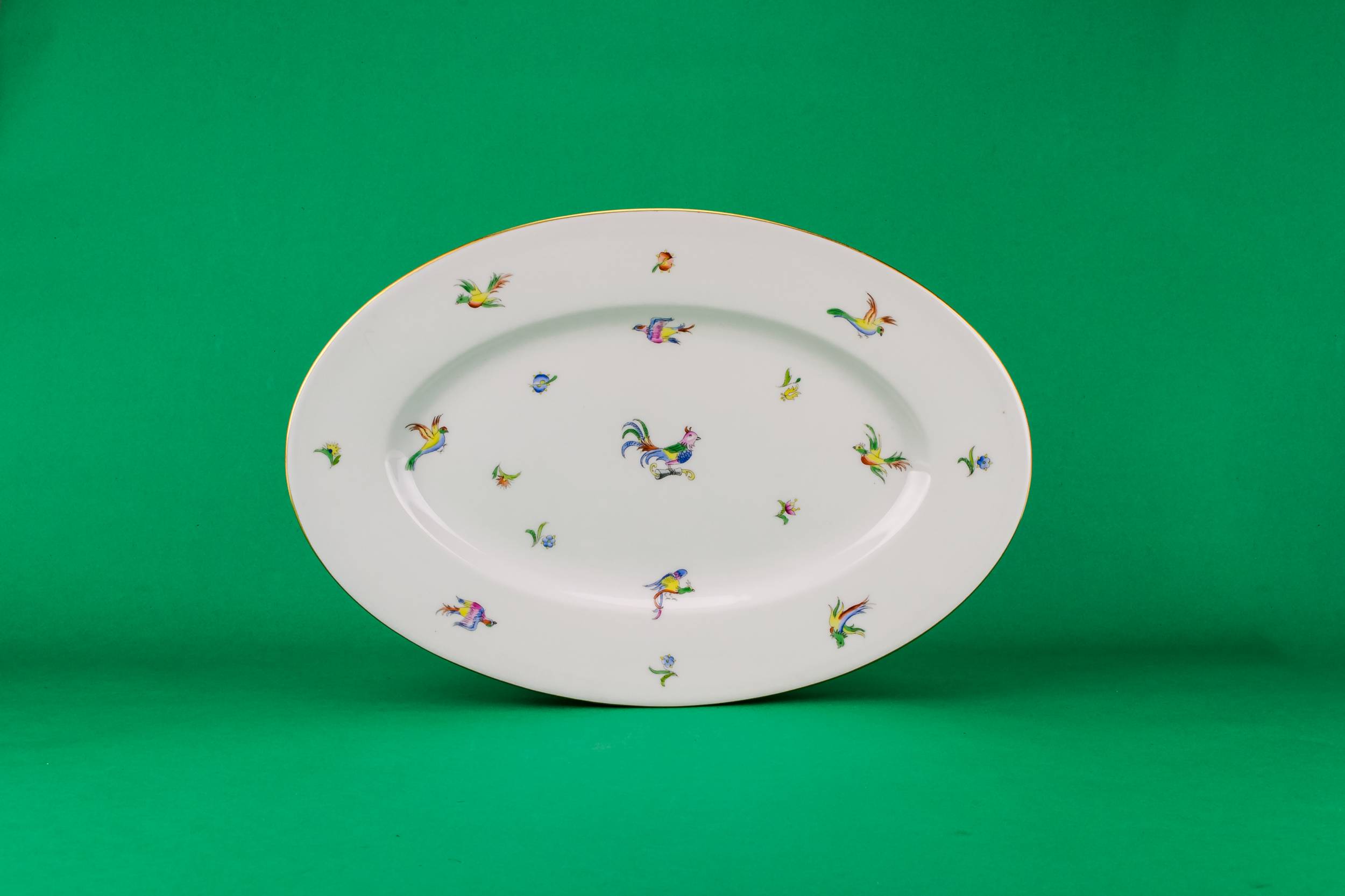 Neo-classical Vintage PLATTER — Herend porcelain platter