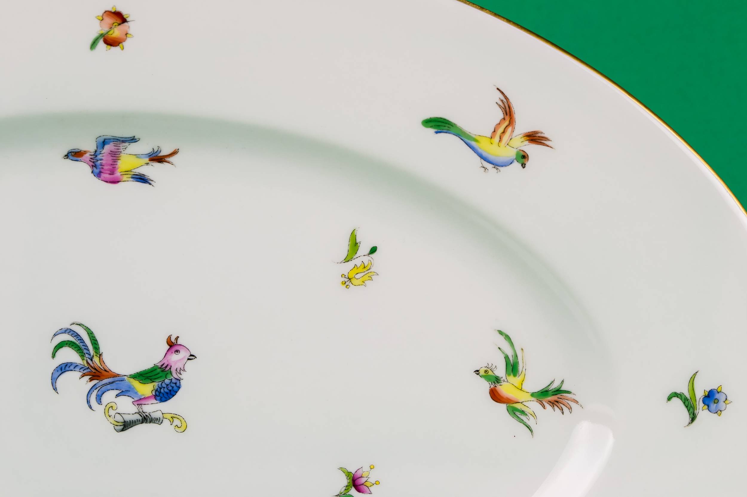 Neo-classical Vintage PLATTER — Herend porcelain platter 1