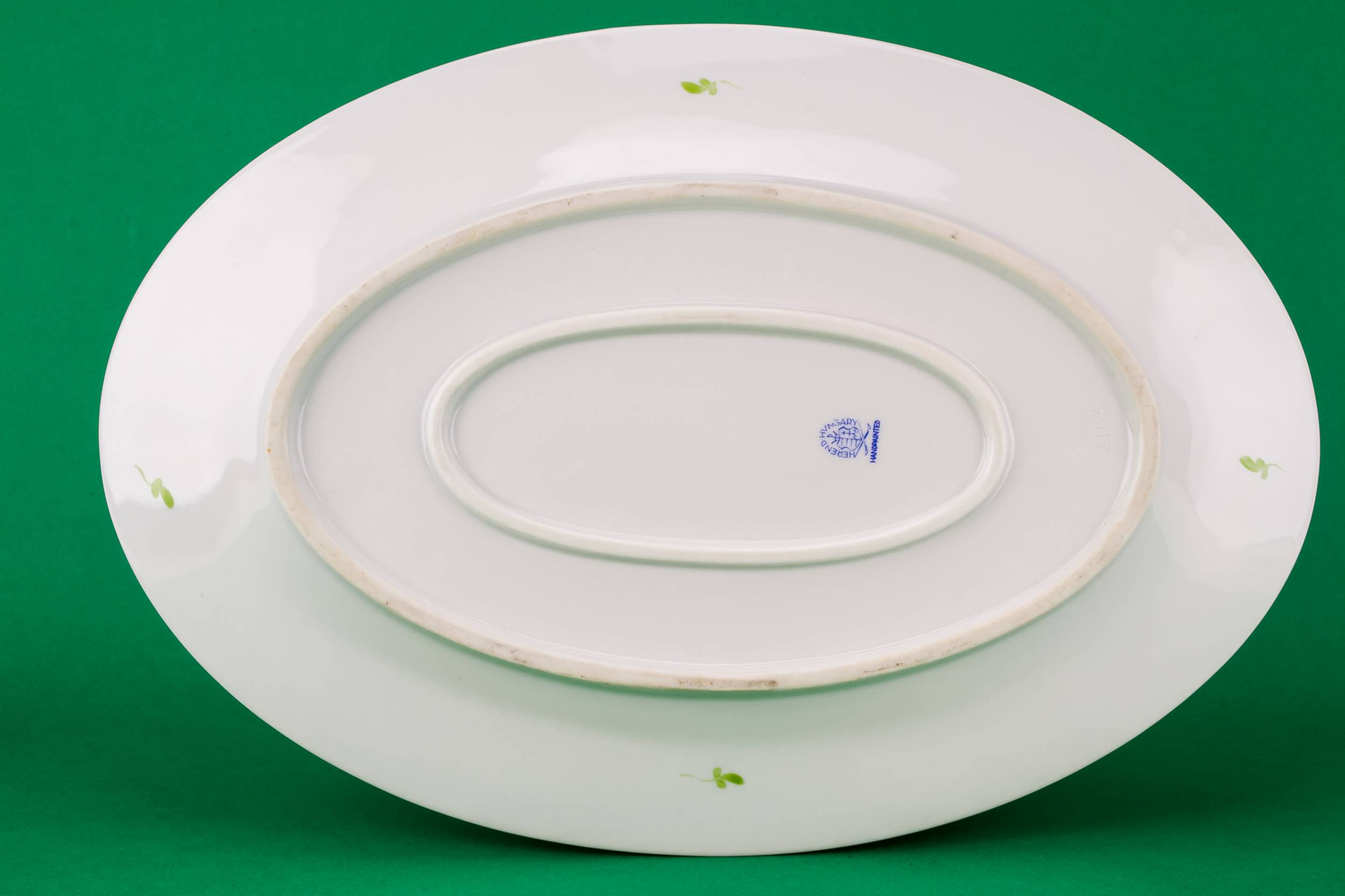 Neo-classical Vintage PLATTER — Herend porcelain platter 2