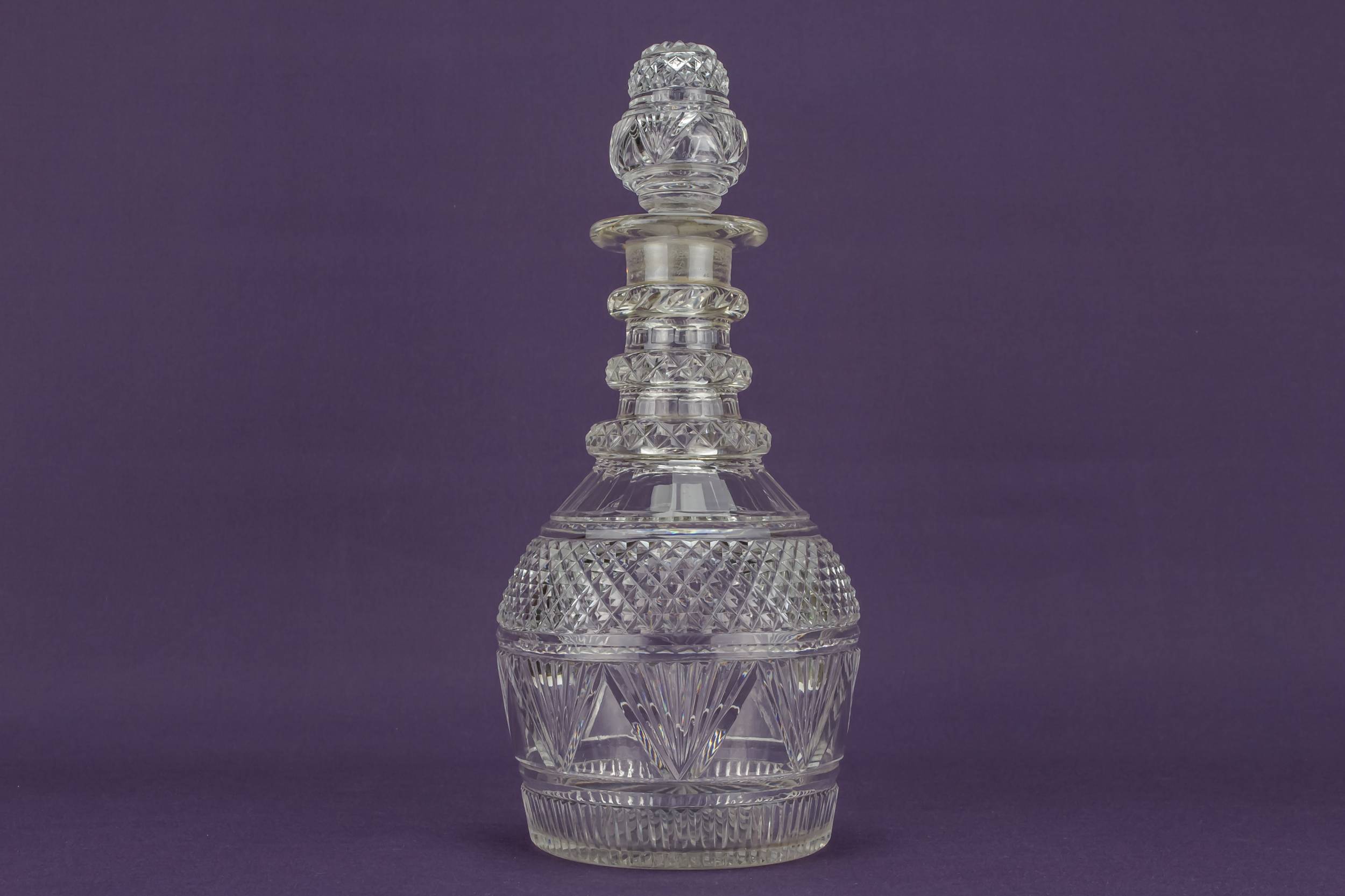 Victorian Antique Port — Cut glass sherry decanter 4