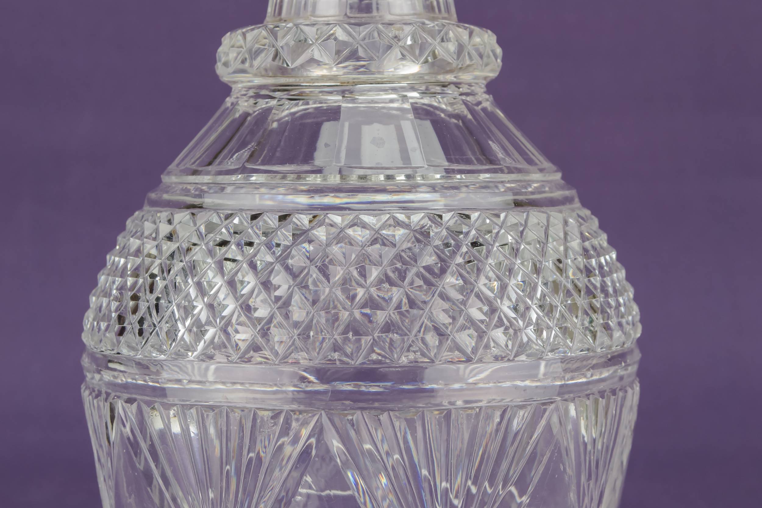 Victorian Antique Port — Cut glass sherry decanter 3