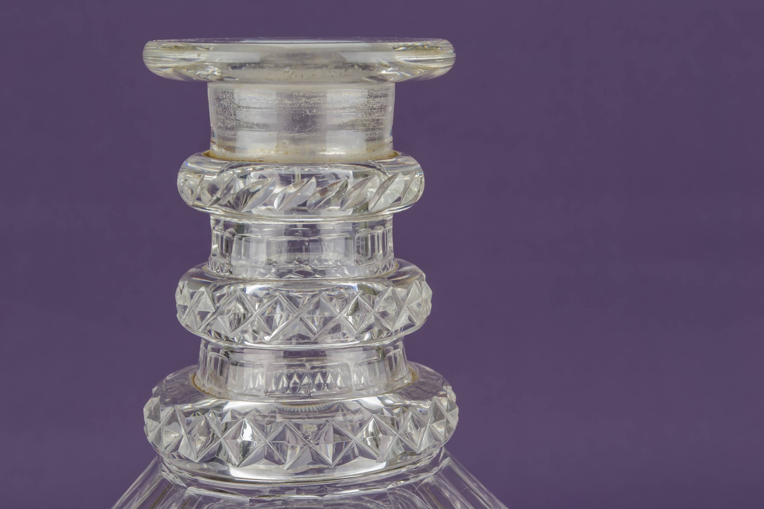 Victorian Antique Port — Cut glass sherry decanter 2