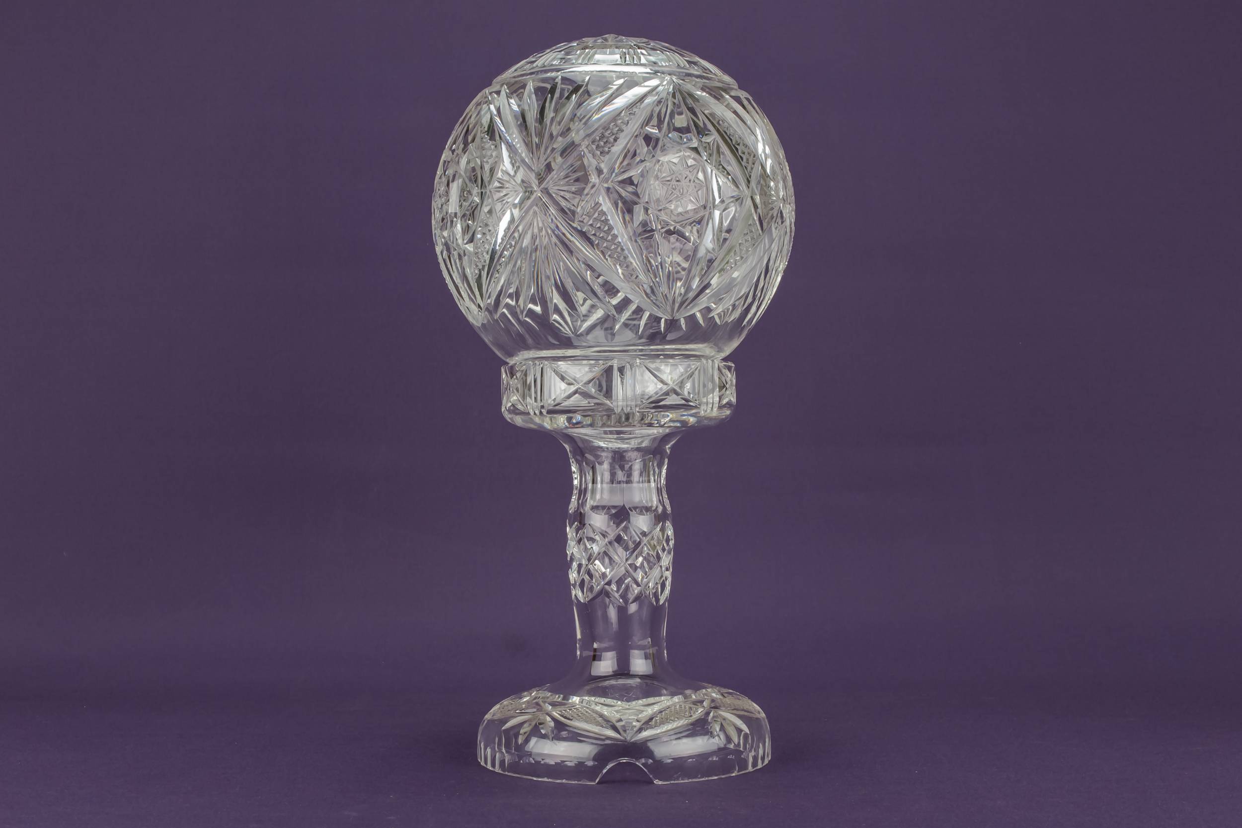 Art Deco Spectacular — Cut glass lamp 3