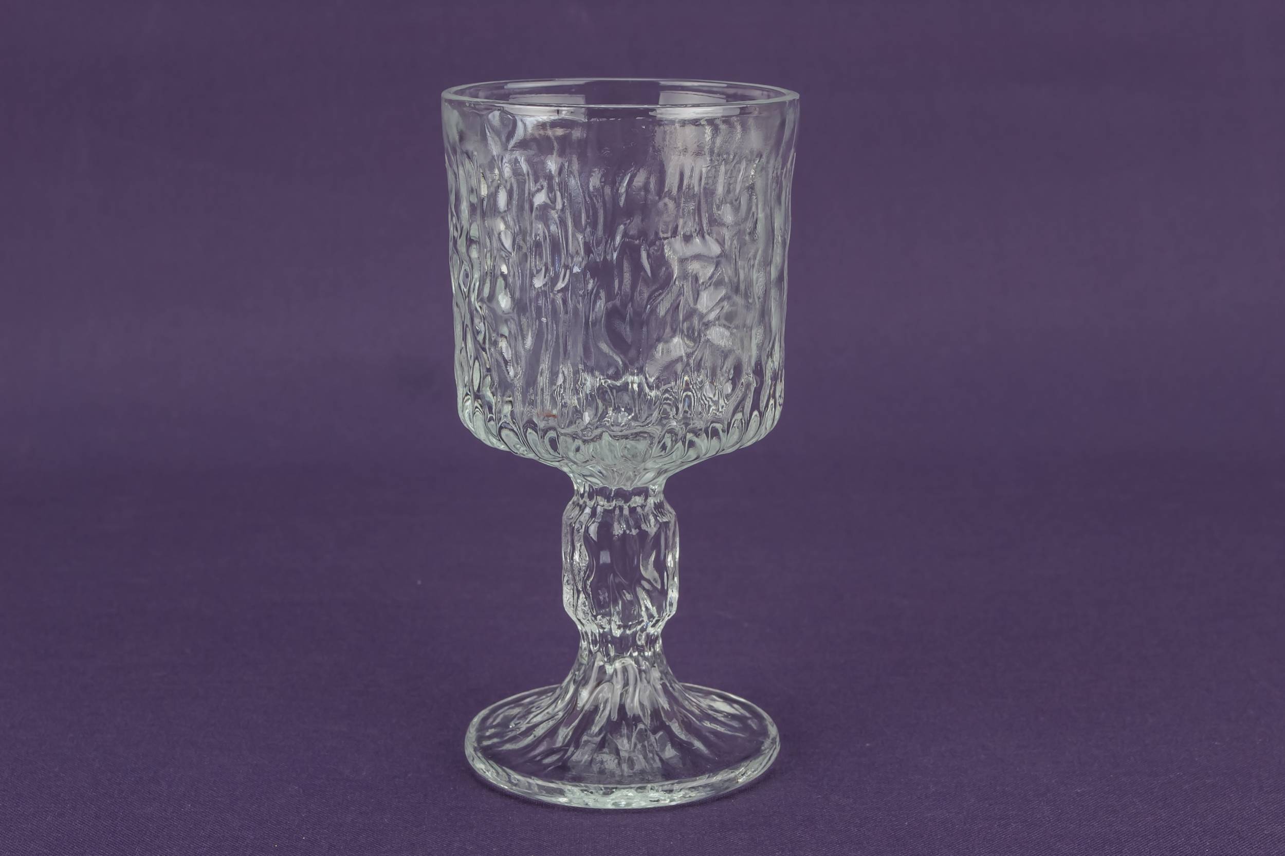 Vintage Modernist Tree — 6 small wine glasses