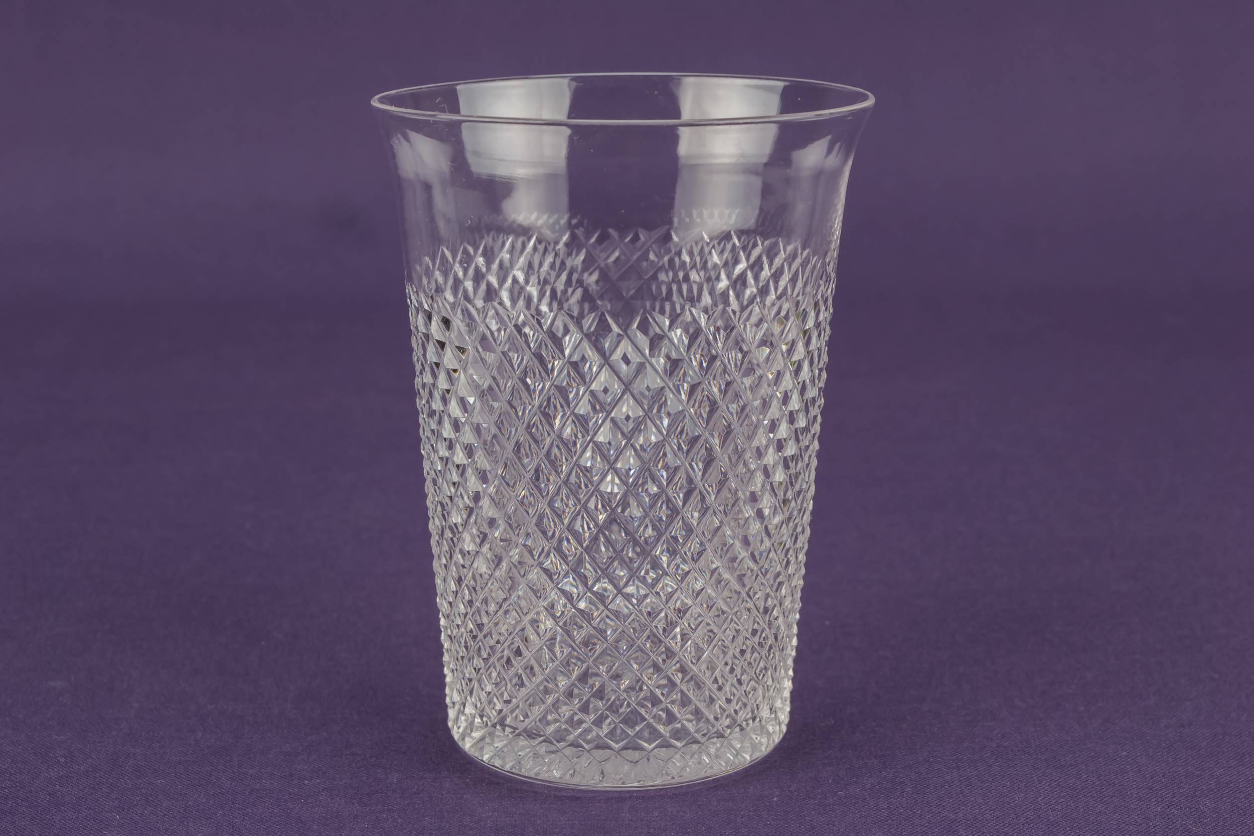 Crystal Art Deco — 5 tumbler cocktail glasses