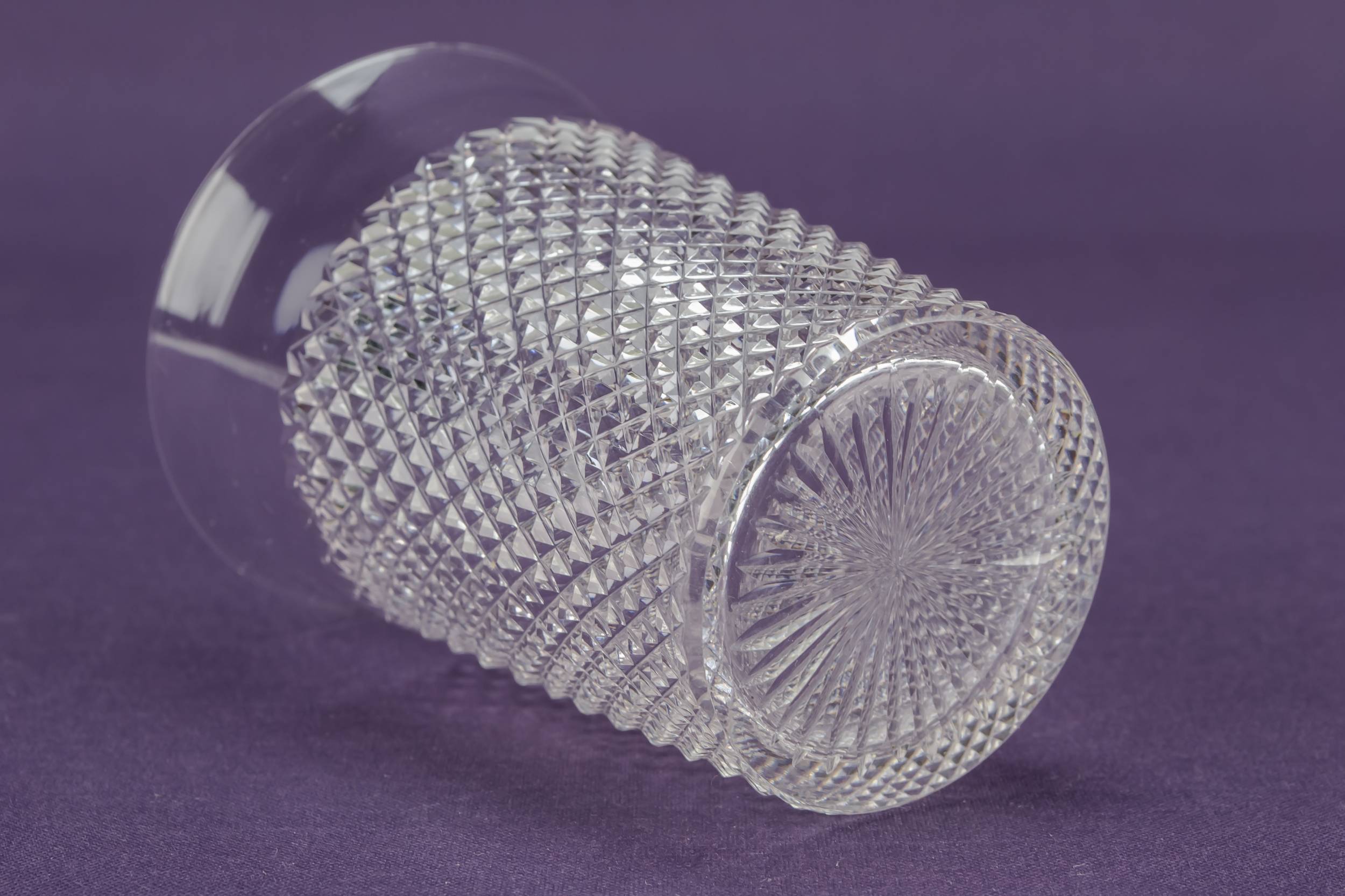 Crystal Art Deco — 5 tumbler cocktail glasses 2