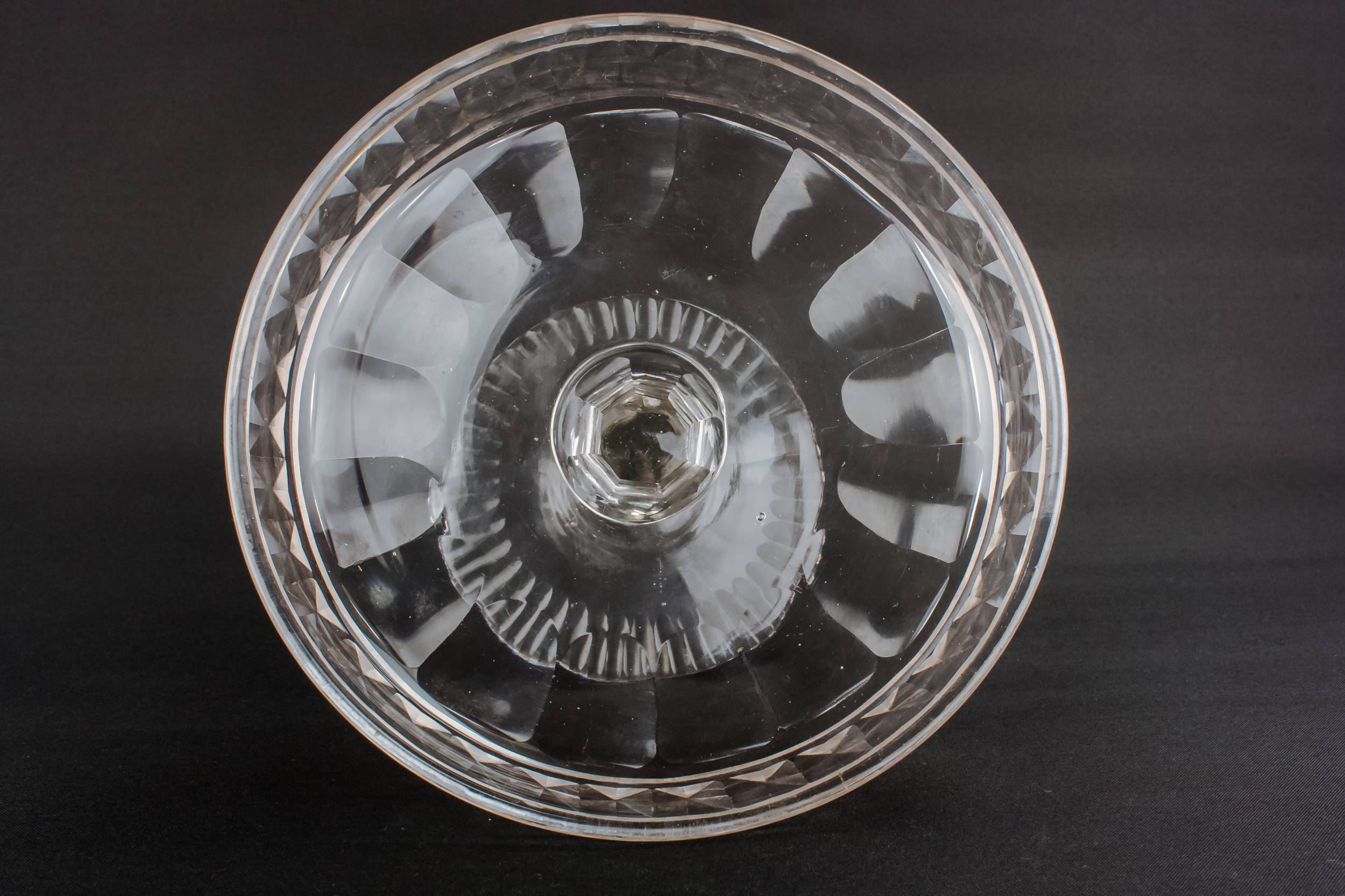 Attractive Antique CAKE — Victorian glass cake stand 2