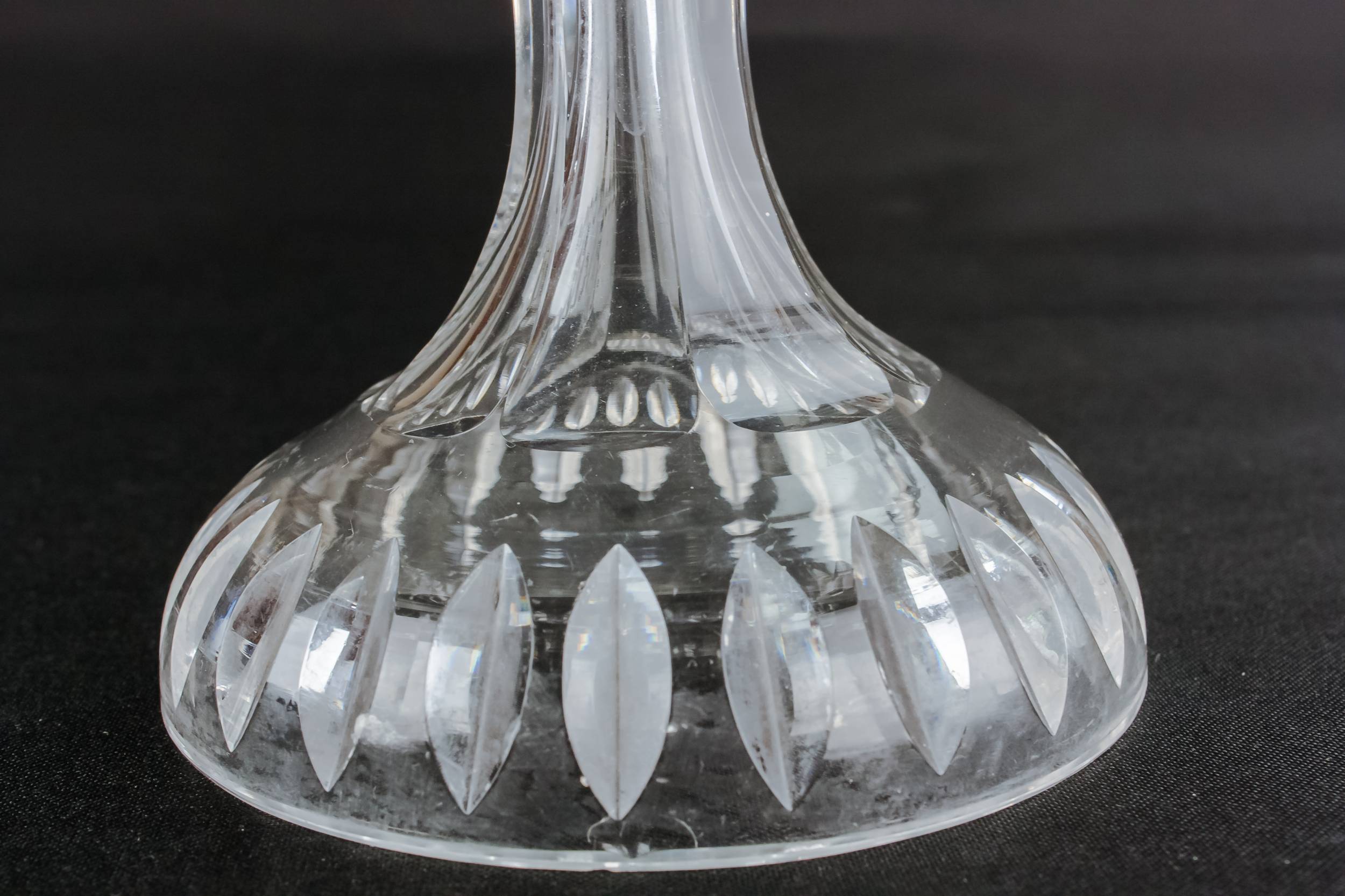 Vintage Traditional CAKE — Art Deco glass cake stand 2
