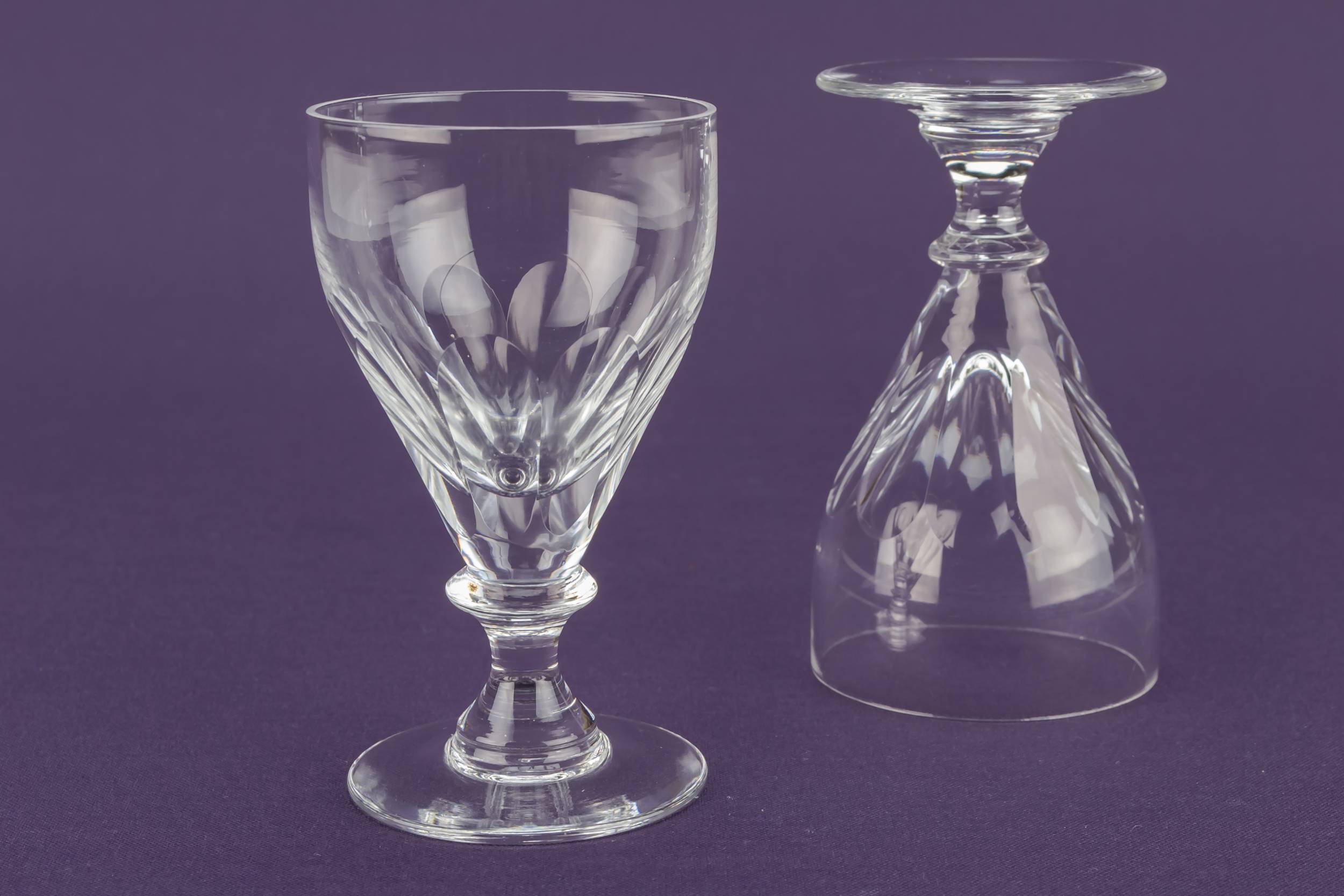 Vintage Crystal 60 — 6 stem port glasses 1