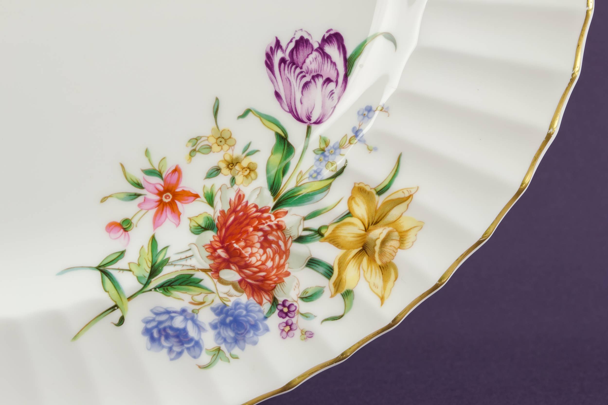 Bone China Vintage — Retro bone china platter 2
