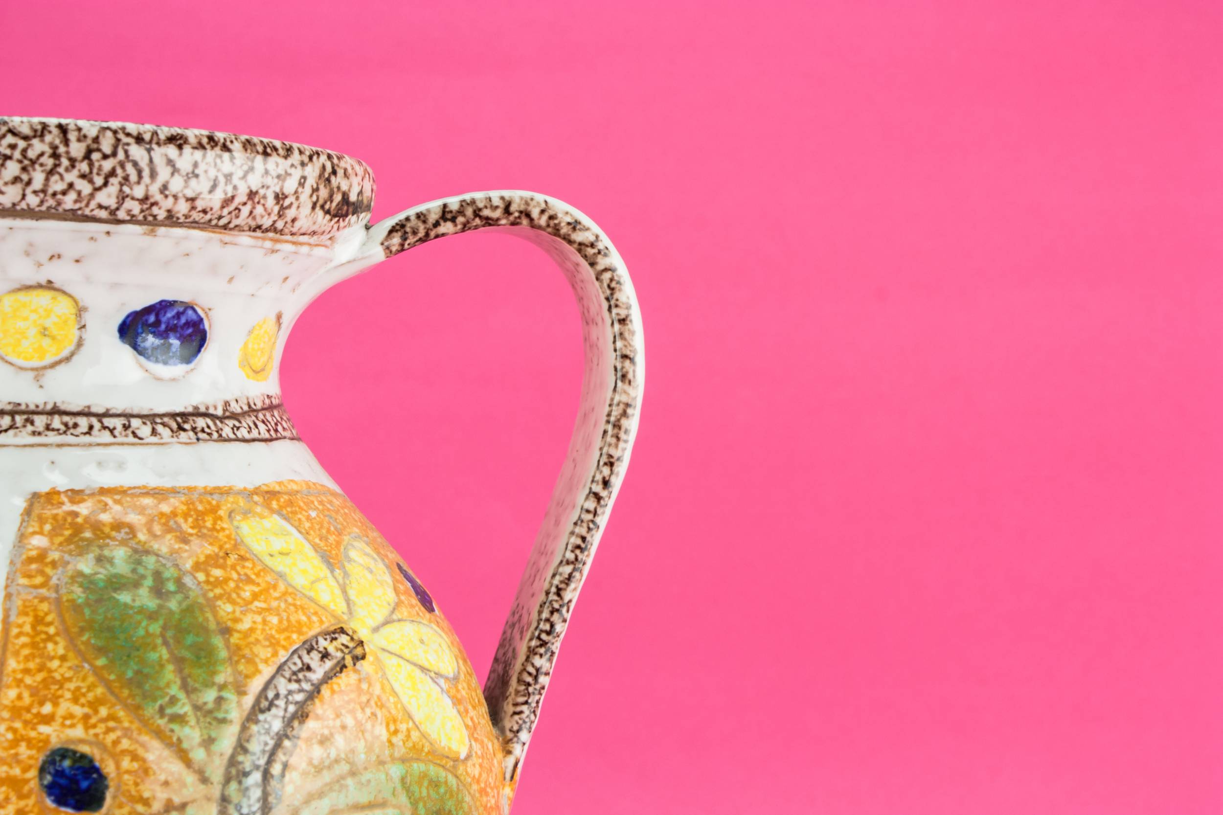 Vintage Pottery Gift — Modernist water jug 2