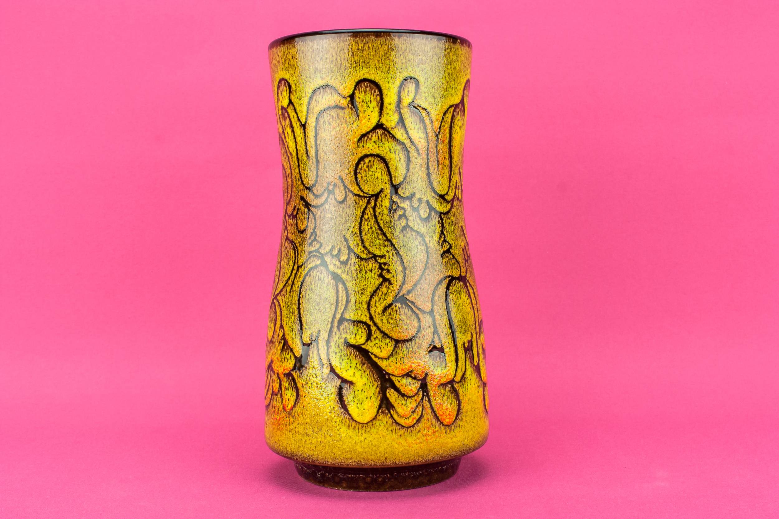 Pottery Vintage Abstract — Modernist pottery vase