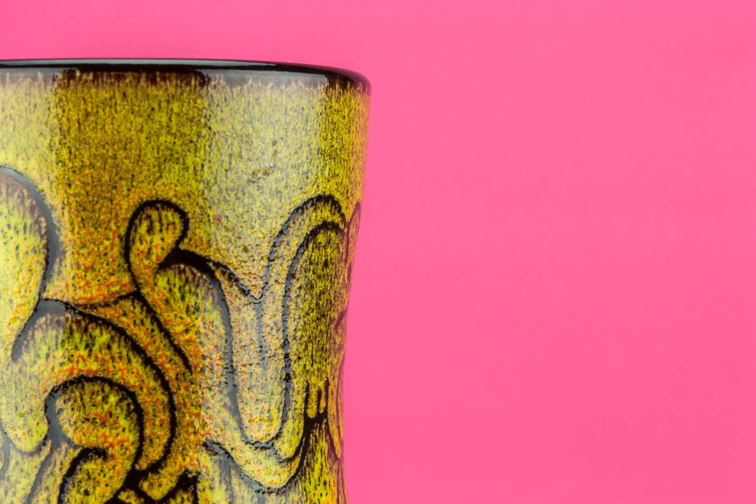 Pottery Vintage Abstract — Modernist pottery vase 1
