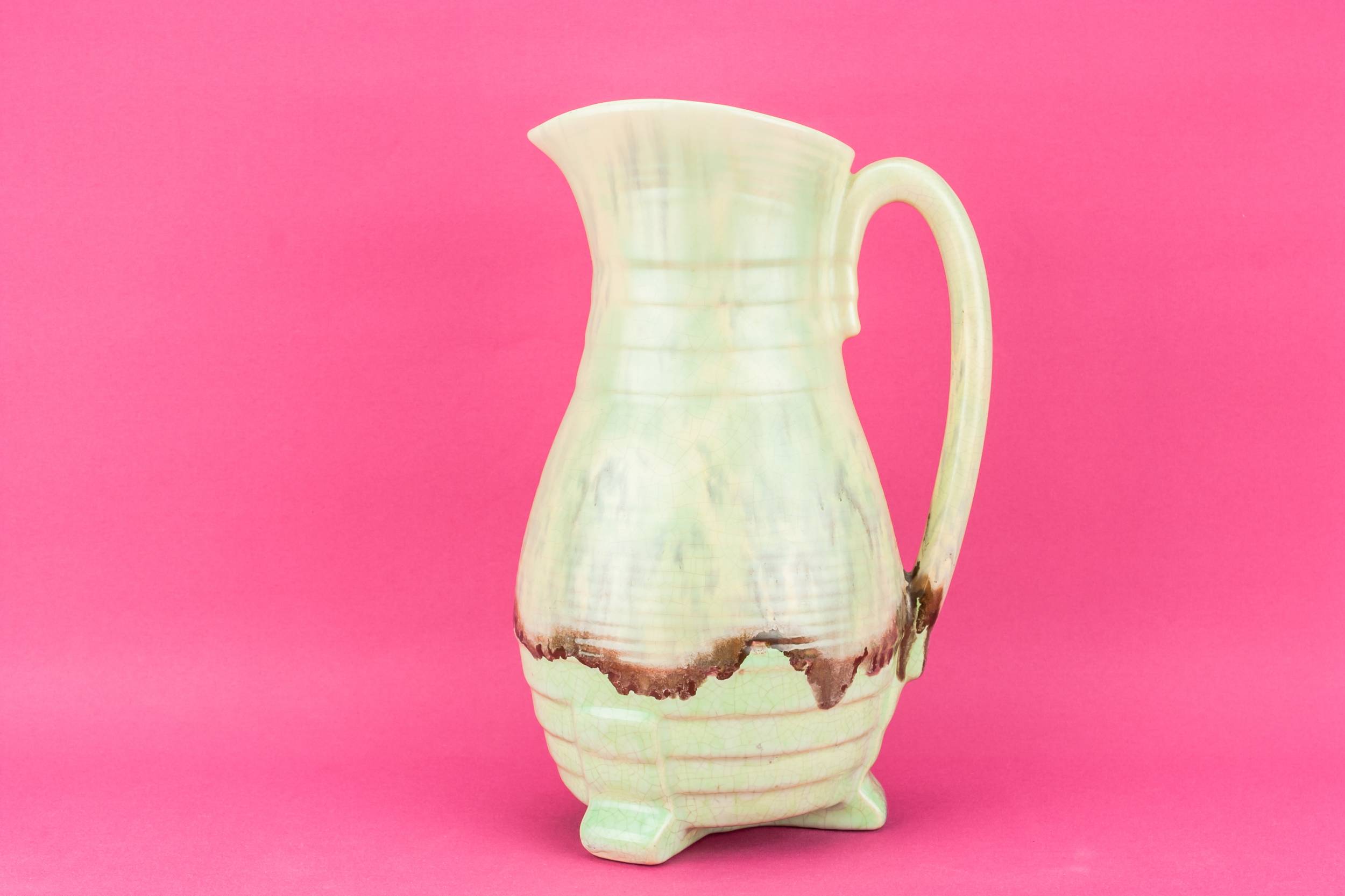 Vintage Elegant Abstract — Art Deco pottery jug