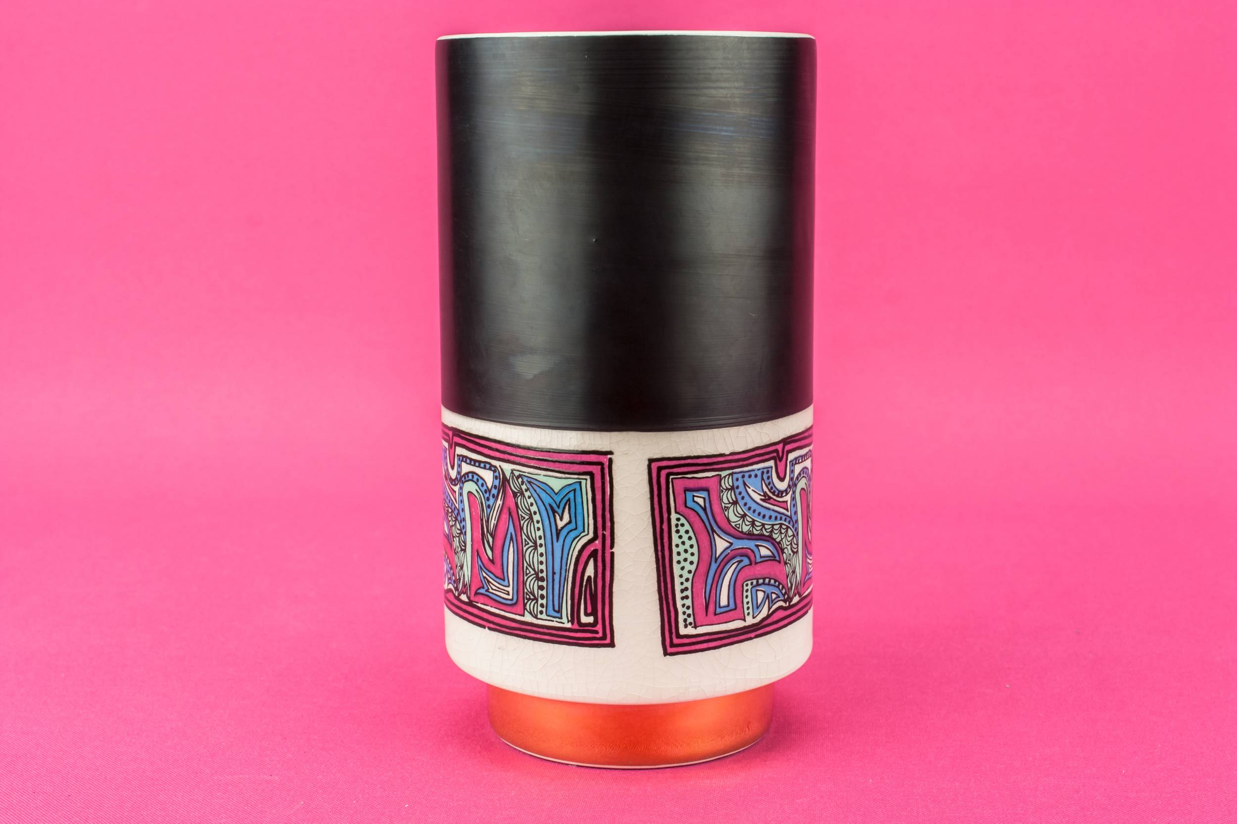 Vintage Medium Abstract — Modernist pottery vase 1