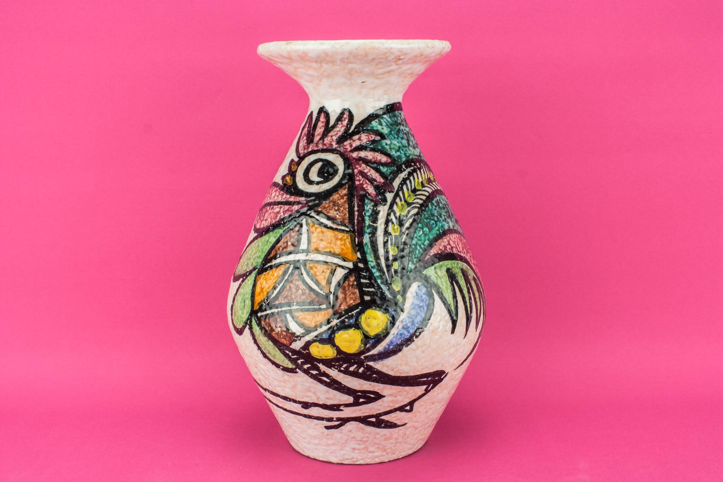 Elegant Vintage Baluster — Tall baluster vase