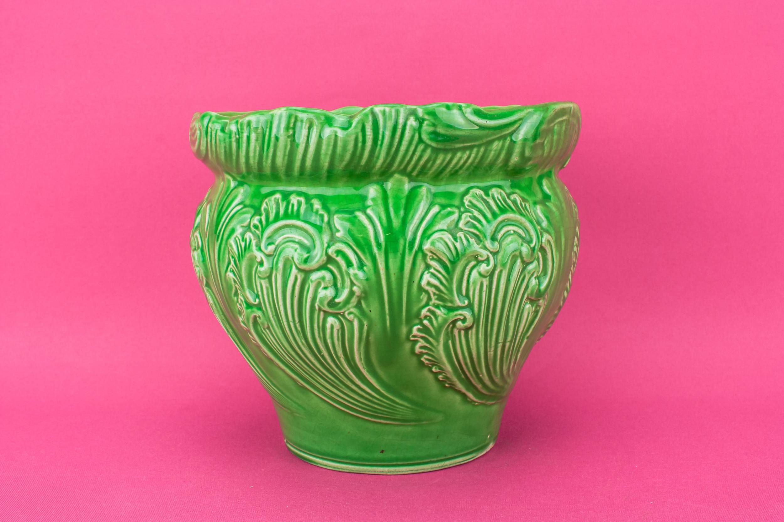 Beautiful Antique Pottery — Art Nouveau pottery planter