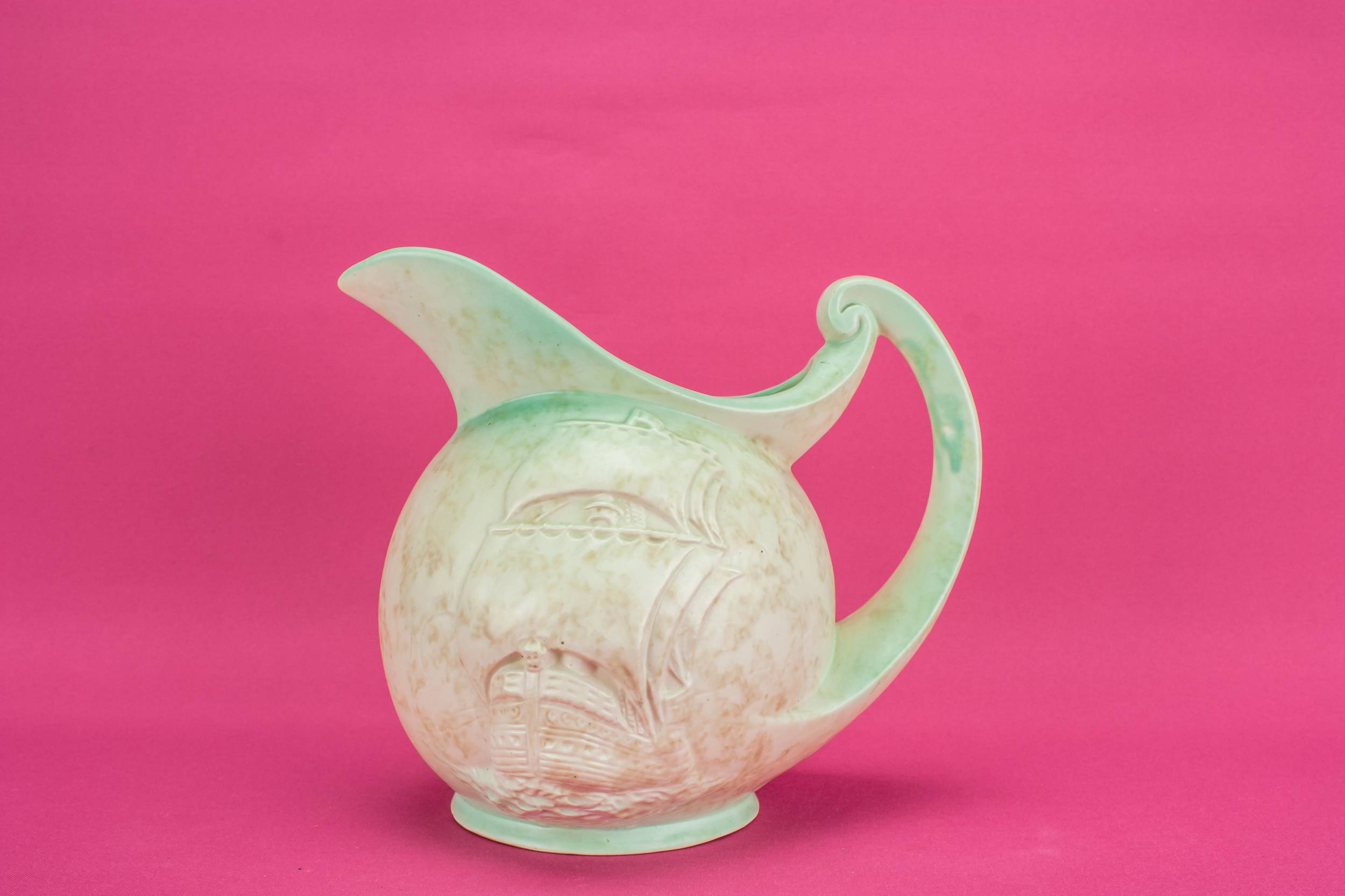 Bold Pottery Sail — Modernist pottery jug