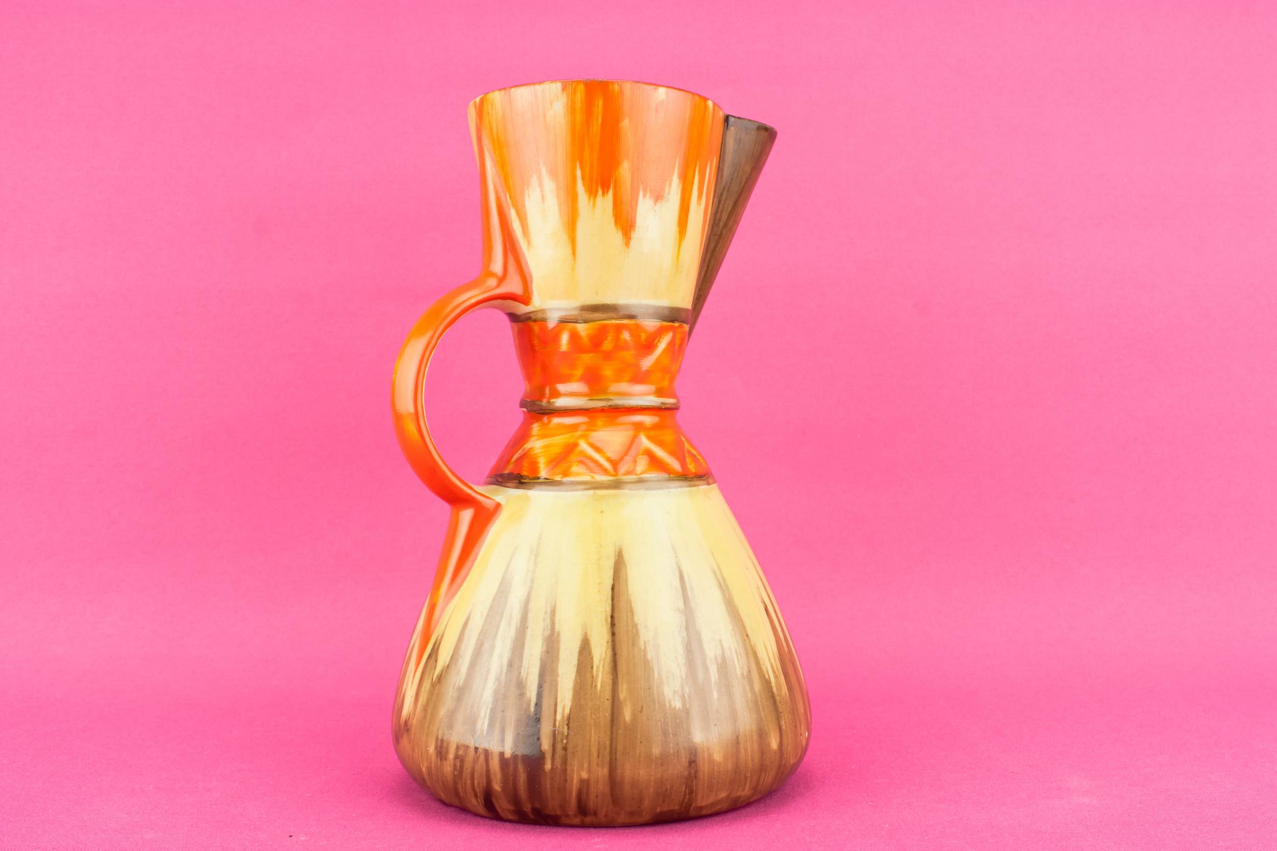 Pottery Vintage Abstract — Art Deco pottery jug 1