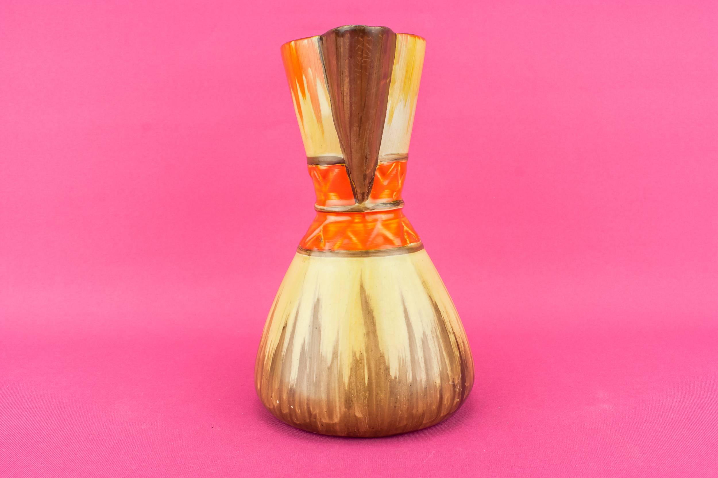 Pottery Vintage Abstract — Art Deco pottery jug 2