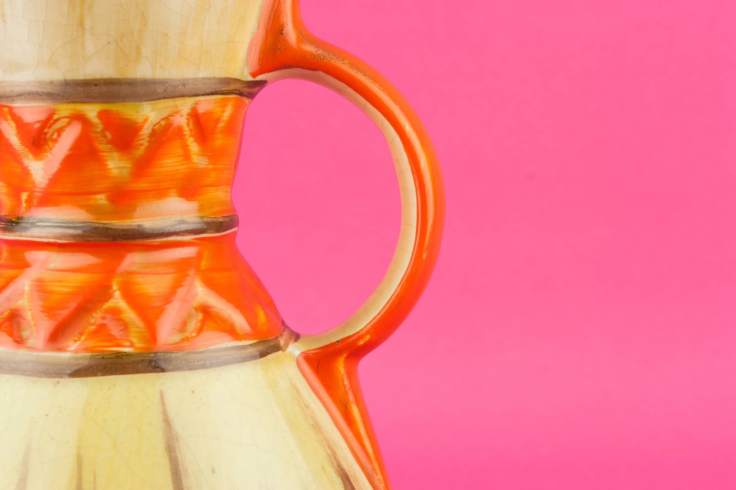 Pottery Vintage Abstract — Art Deco pottery jug 3