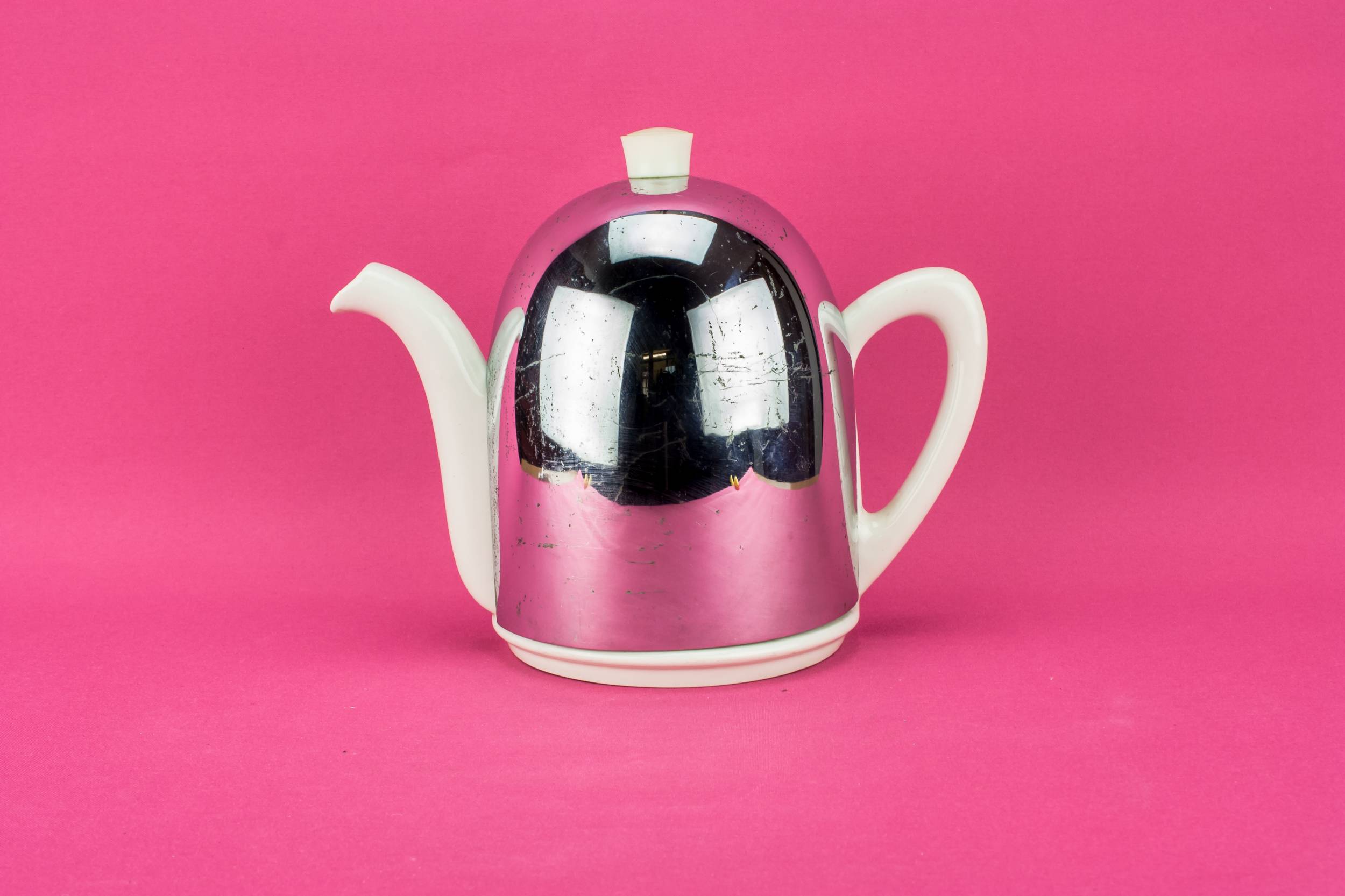 Slick Vintage COFFEE — Small pottery coffee pot