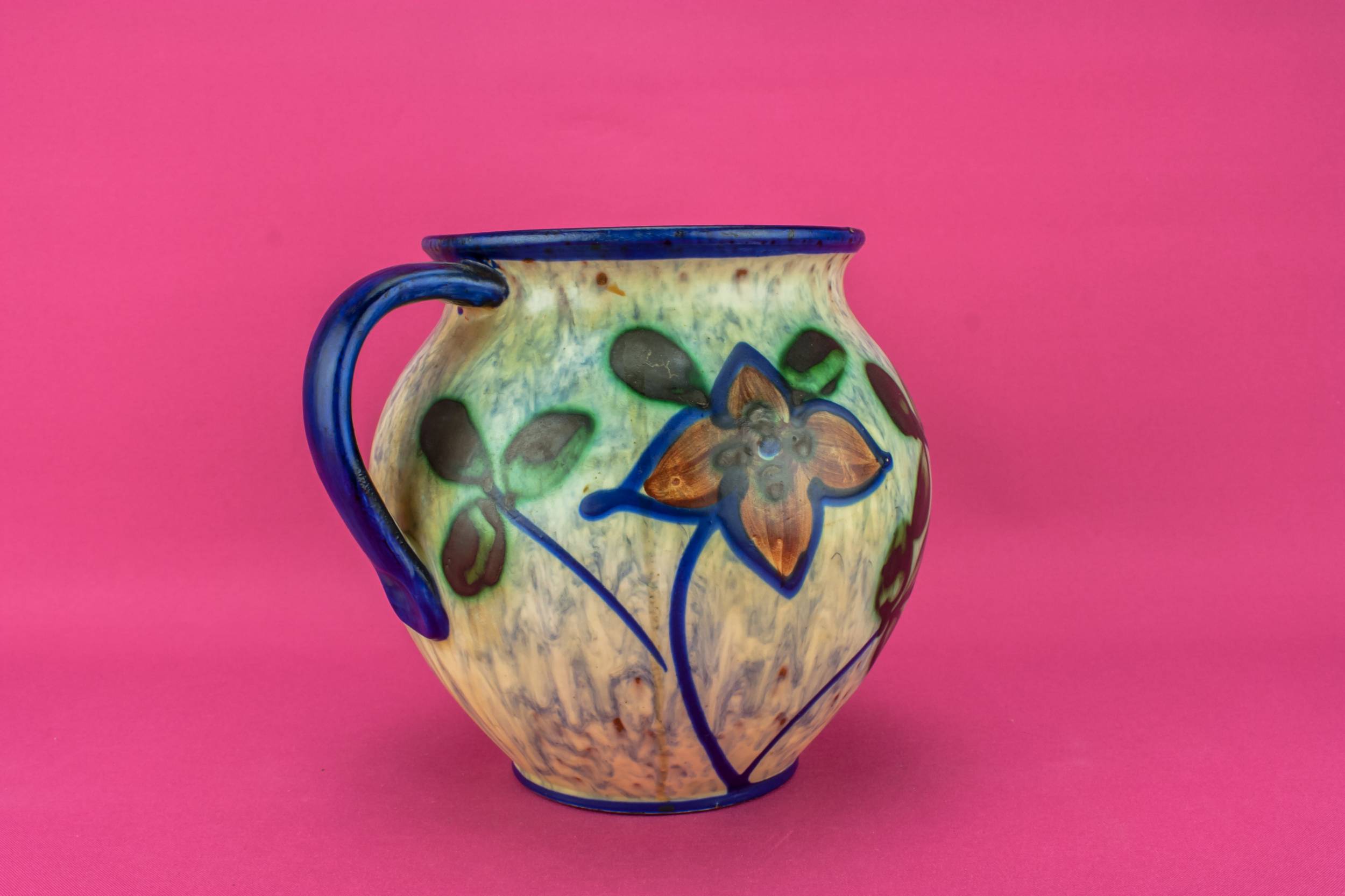 Vintage Bold Milk — Modernist pottery jug 3