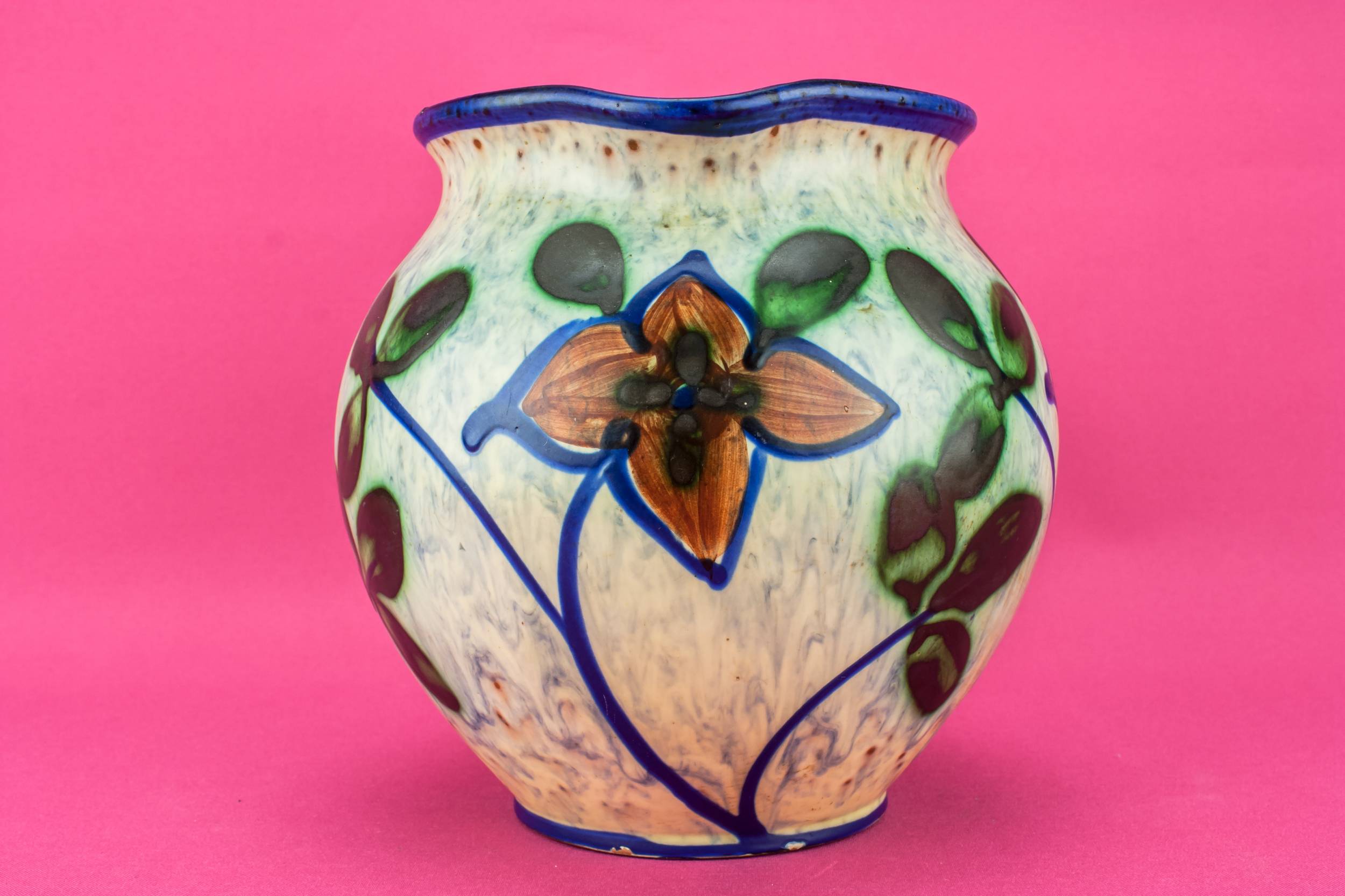 Vintage Bold Milk — Modernist pottery jug 1