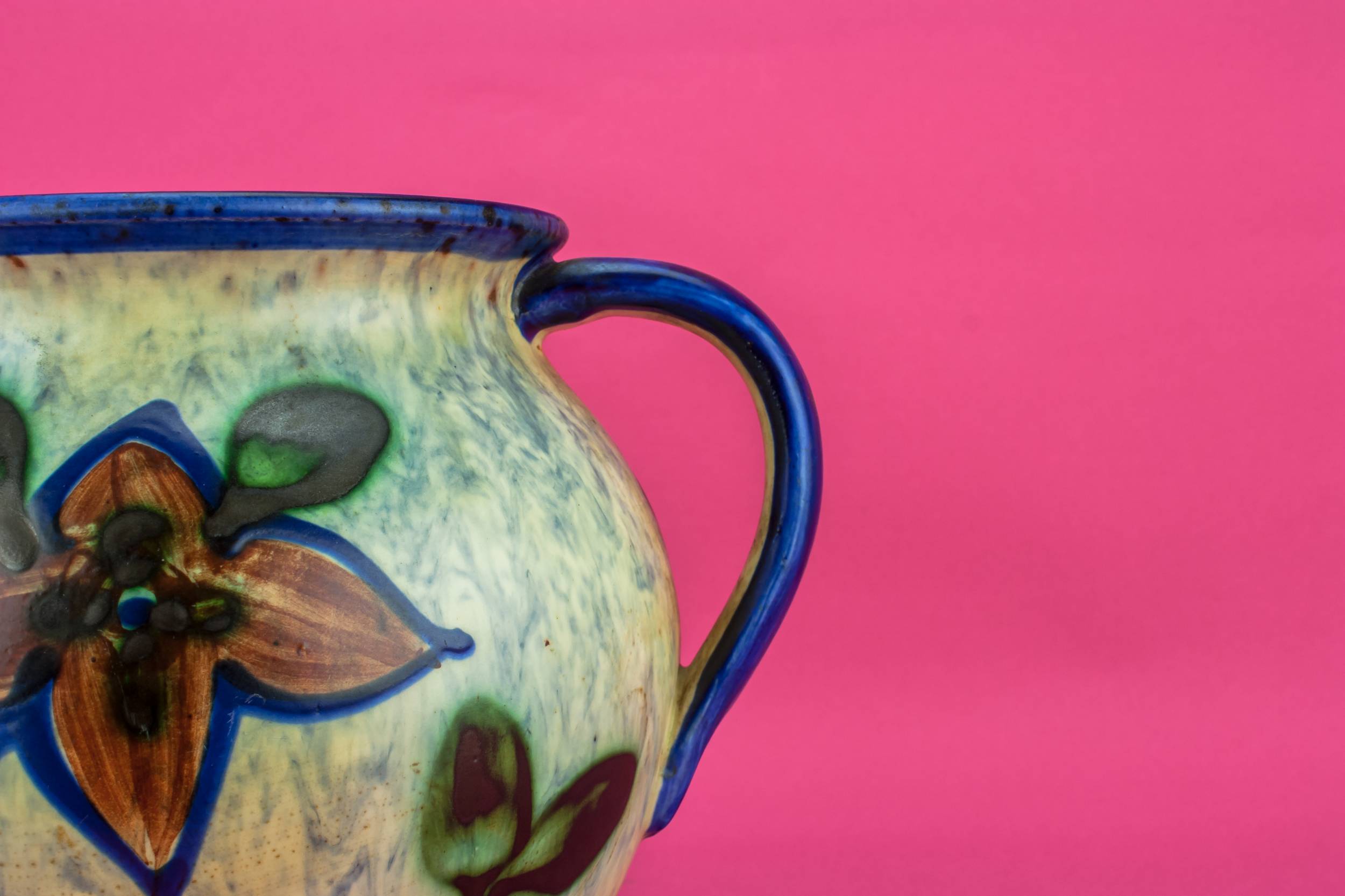 Vintage Bold Milk — Modernist pottery jug 2