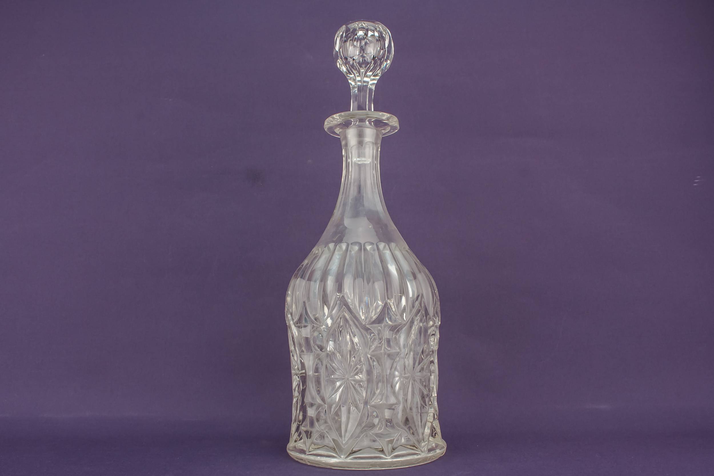 Moulded Glass Vintage — Sherry moulded glass decanter