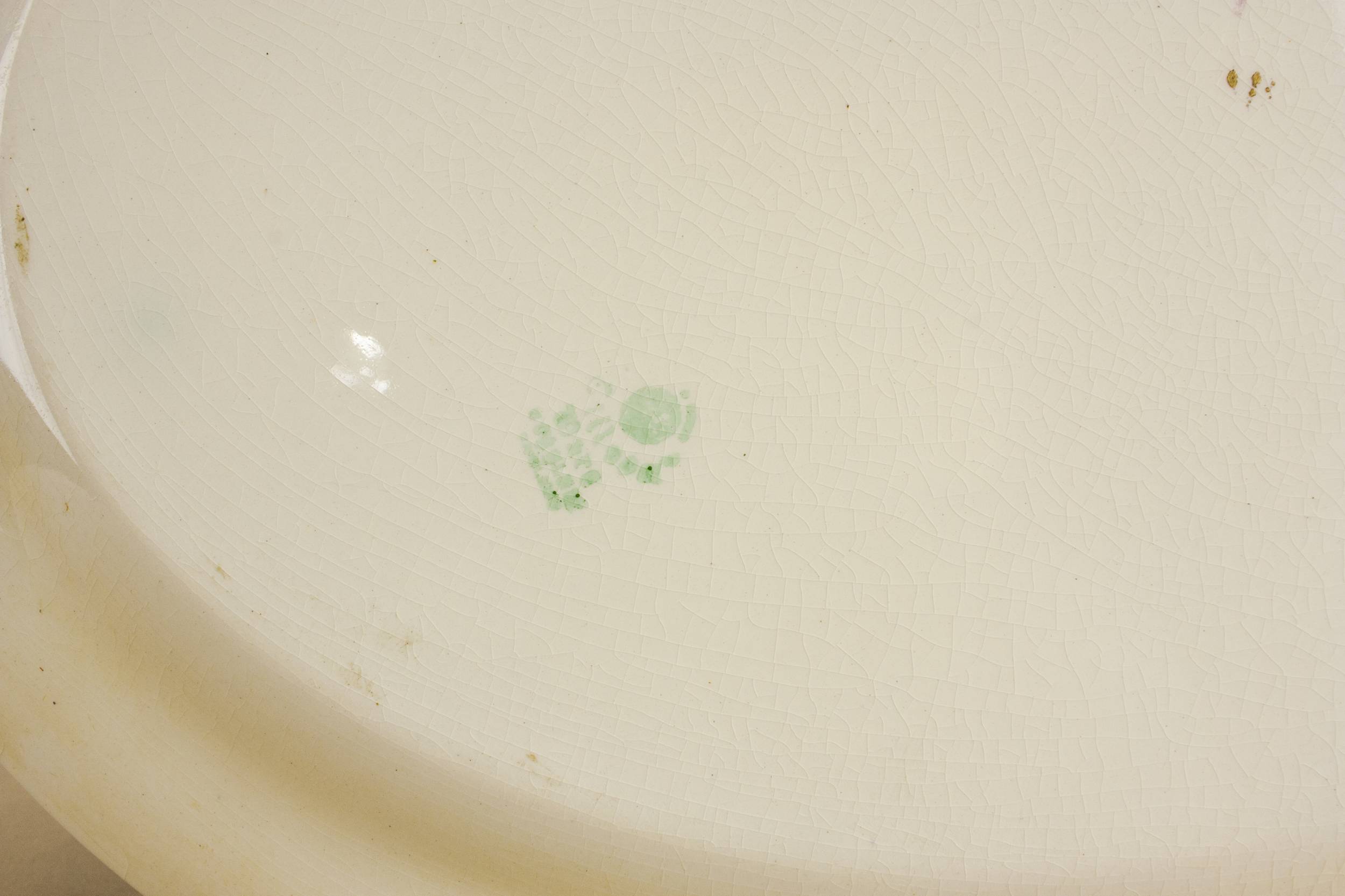 Pottery Elegant Fruits — Art Deco pottery platter 3