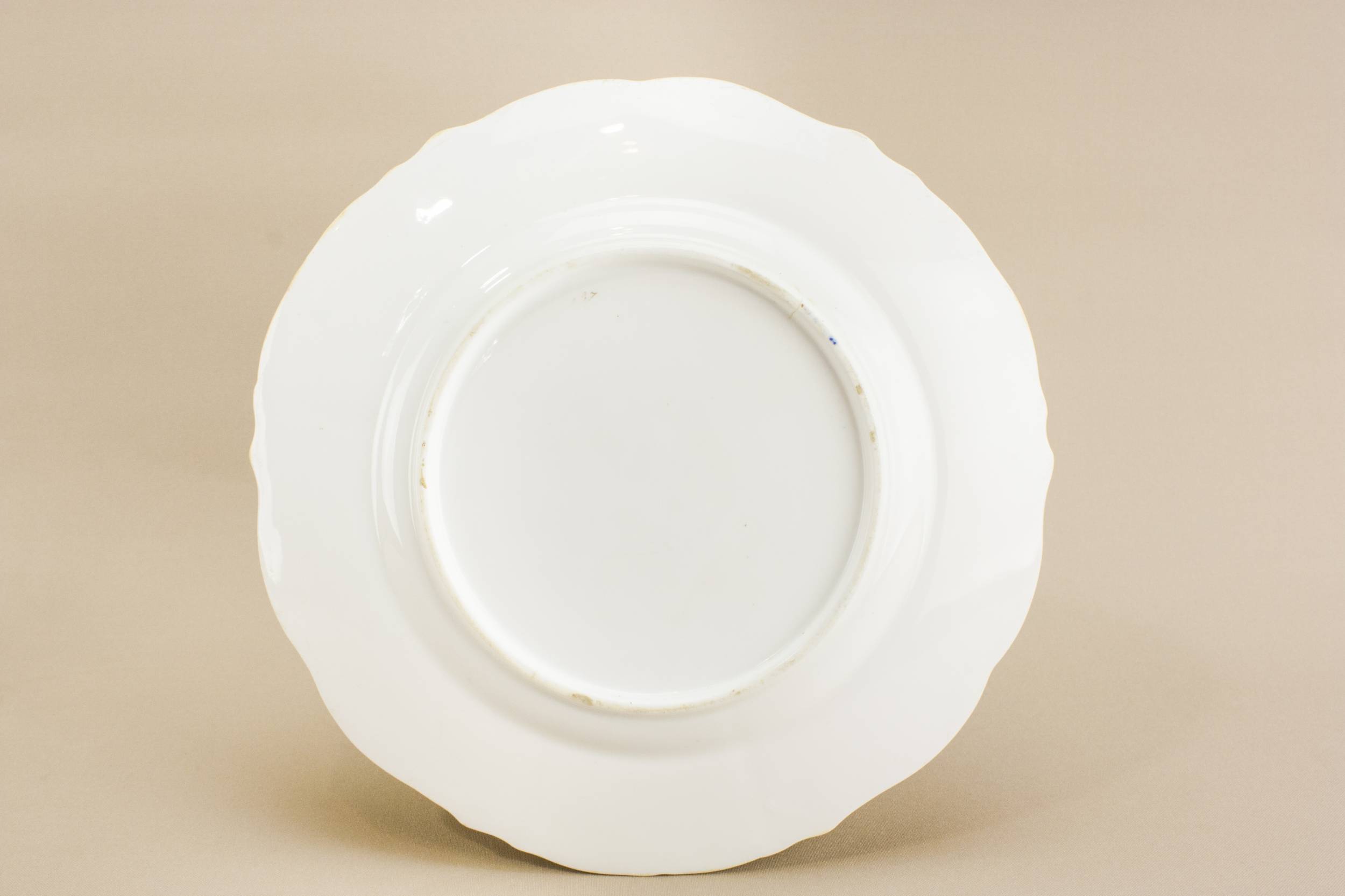 Victorian Antique Pottery — Floral serving plate 2