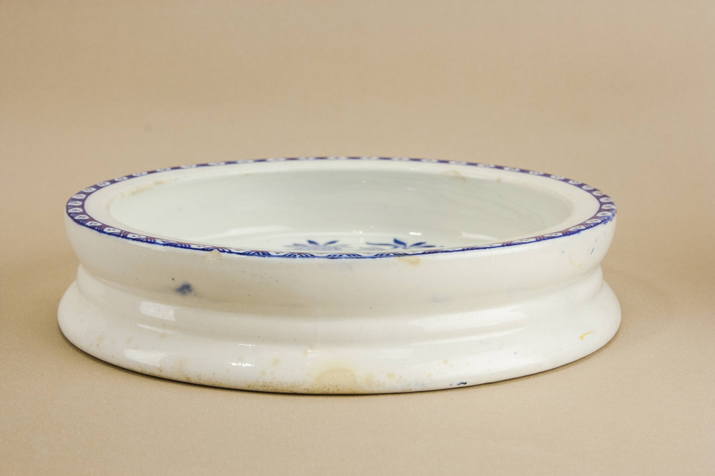 Pottery Antique Wood — Blue and white baby plate 2