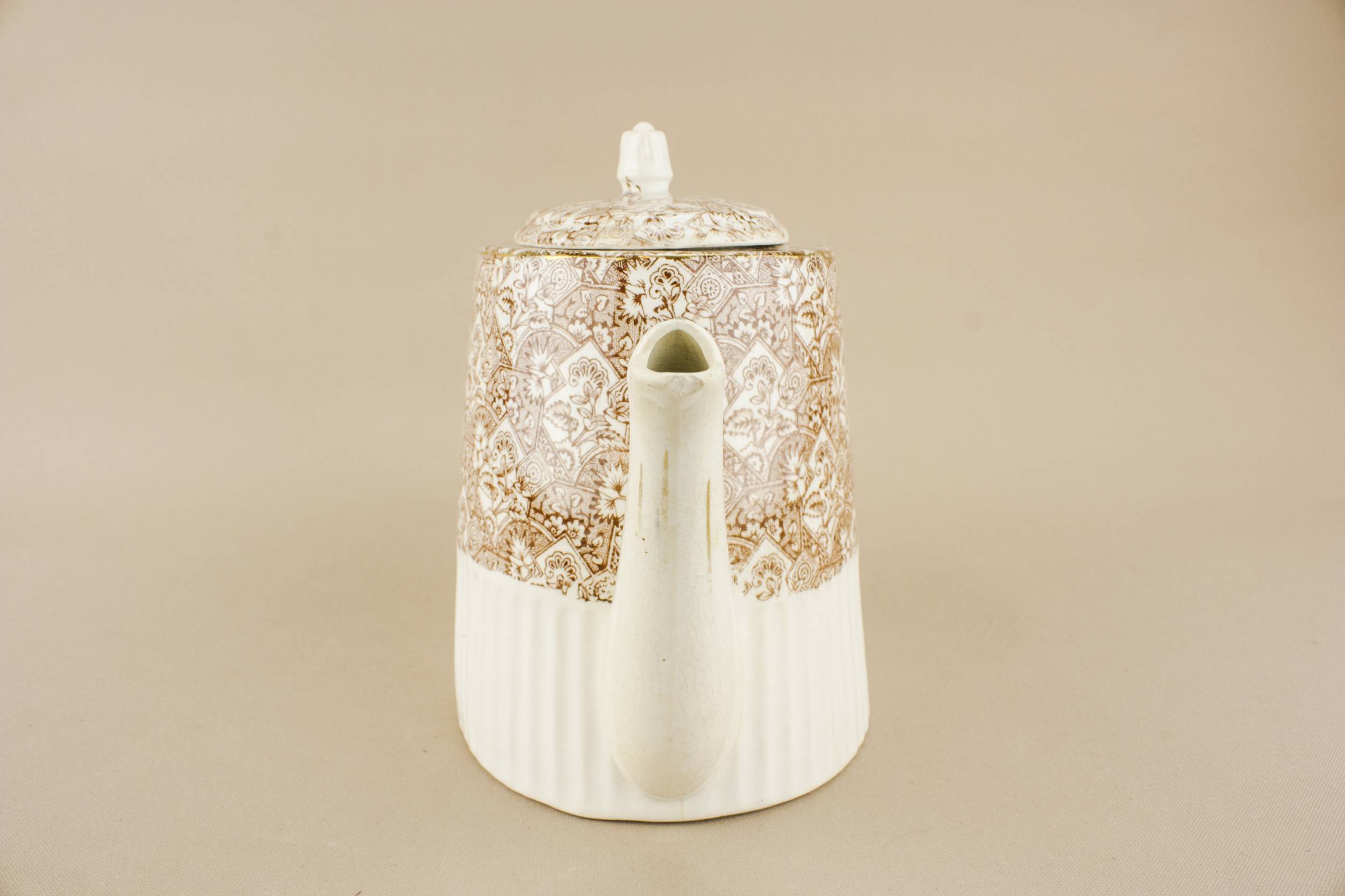Neo-Classical Pottery TEAPOT — Small pottery teapot 3