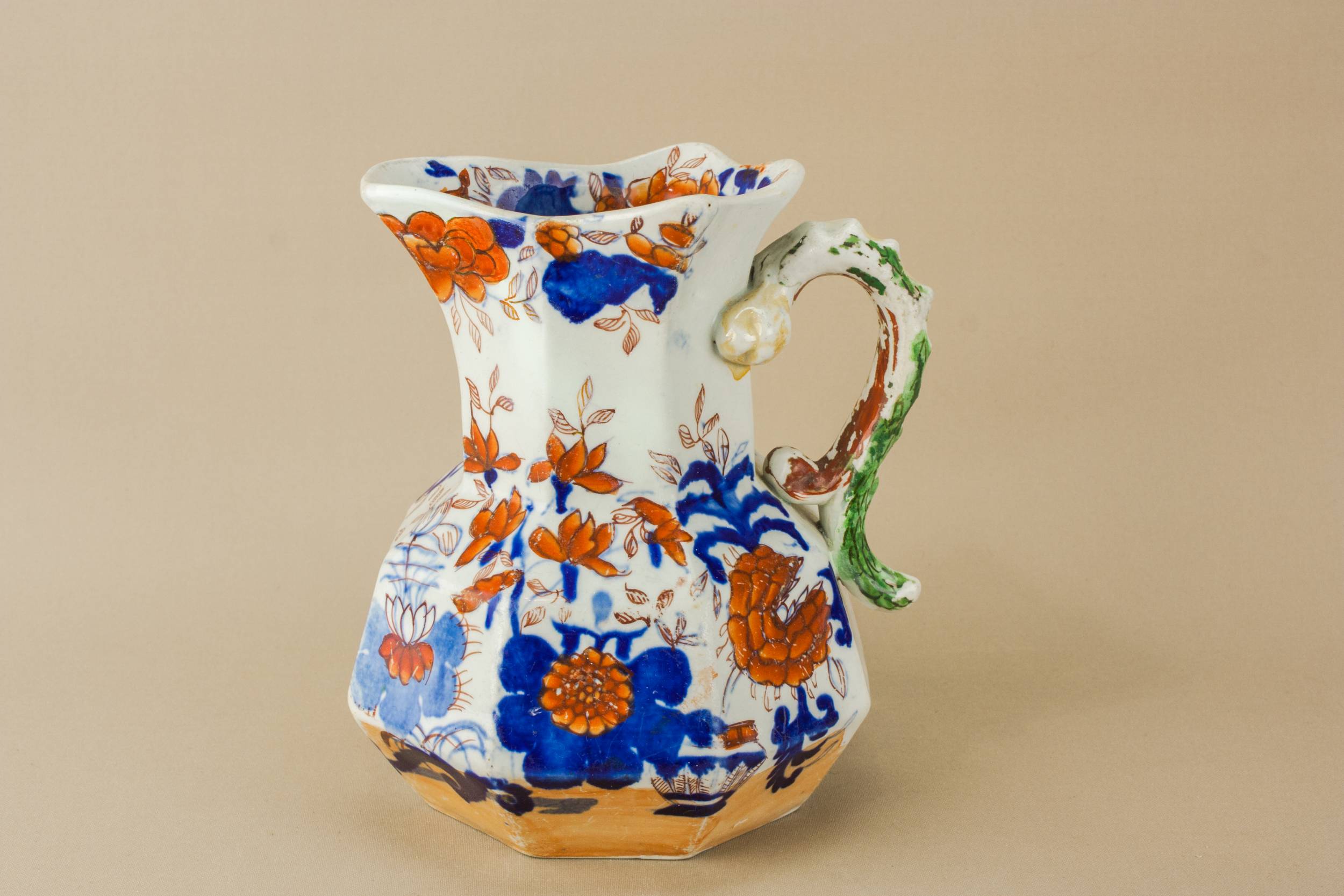Blue And White — Ironstone water jug