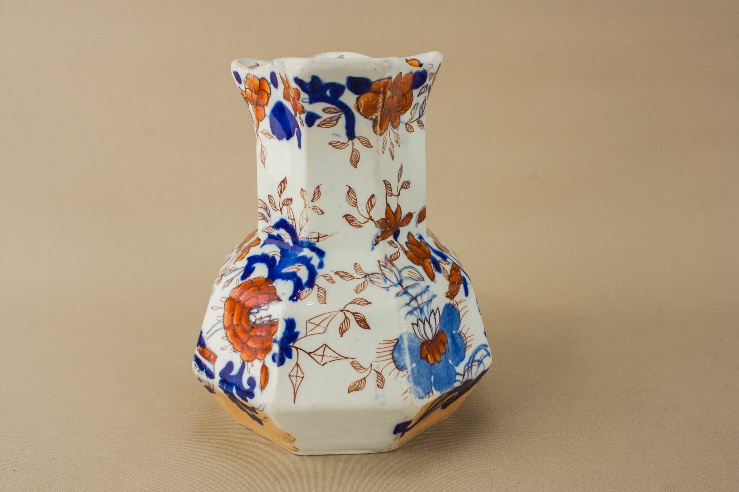 Blue And White — Ironstone water jug 2