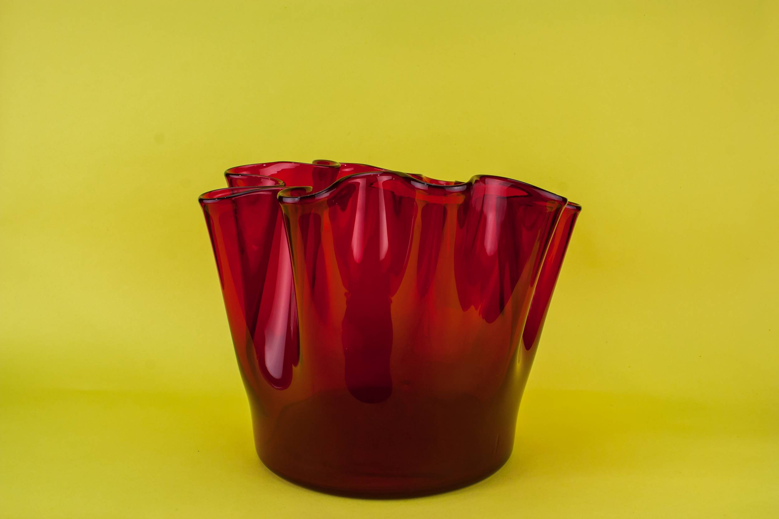 Modernist Unusual Decorative — Modernist glass bowl