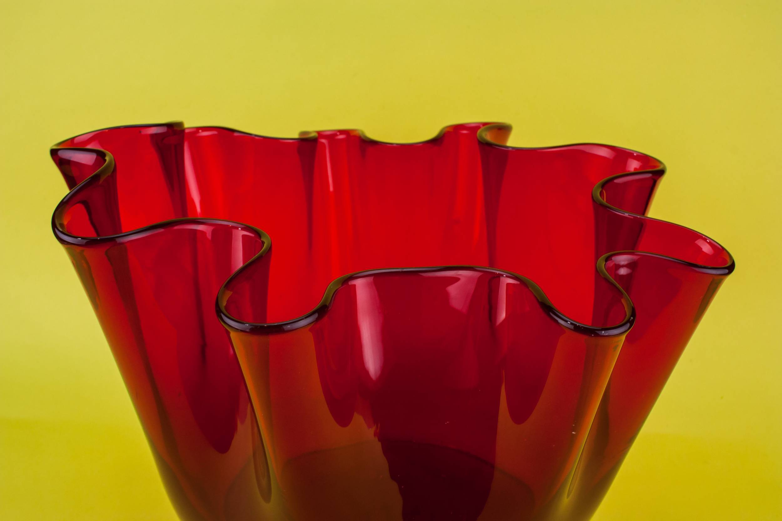 Modernist Unusual Decorative — Modernist glass bowl 1