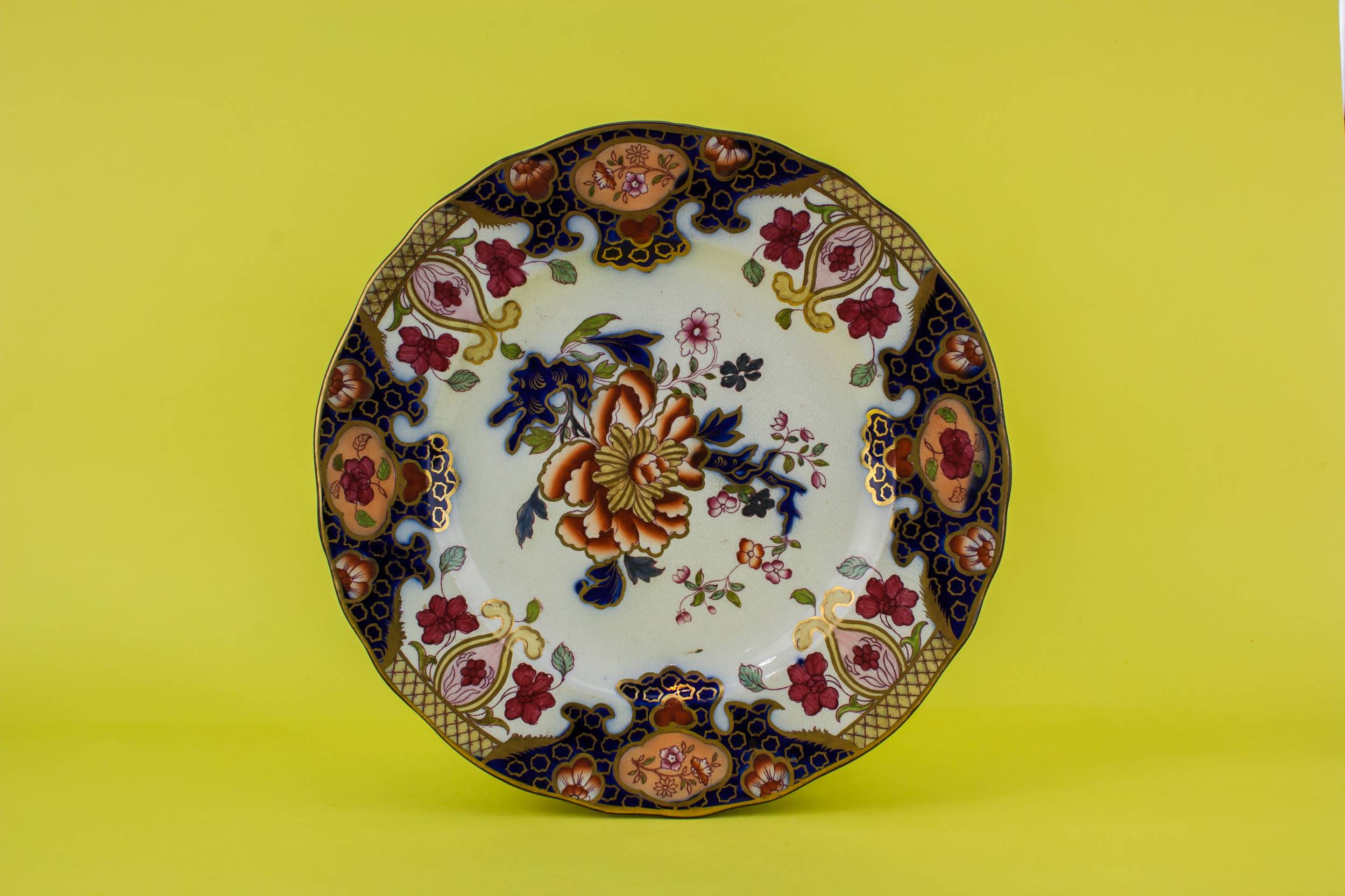 High Victorian Pottery — High Victorian pottery plate