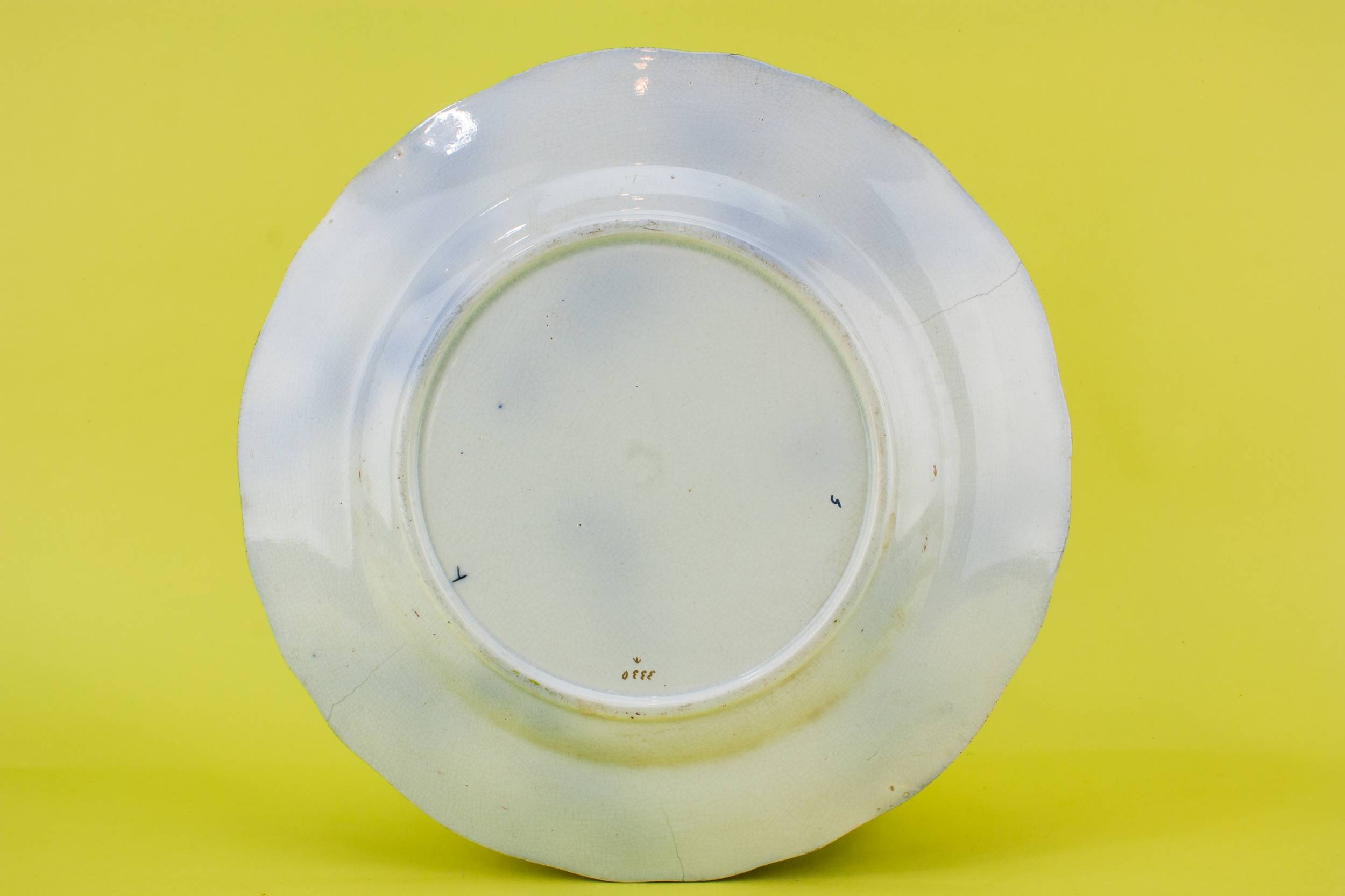 High Victorian Pottery — High Victorian pottery plate 2