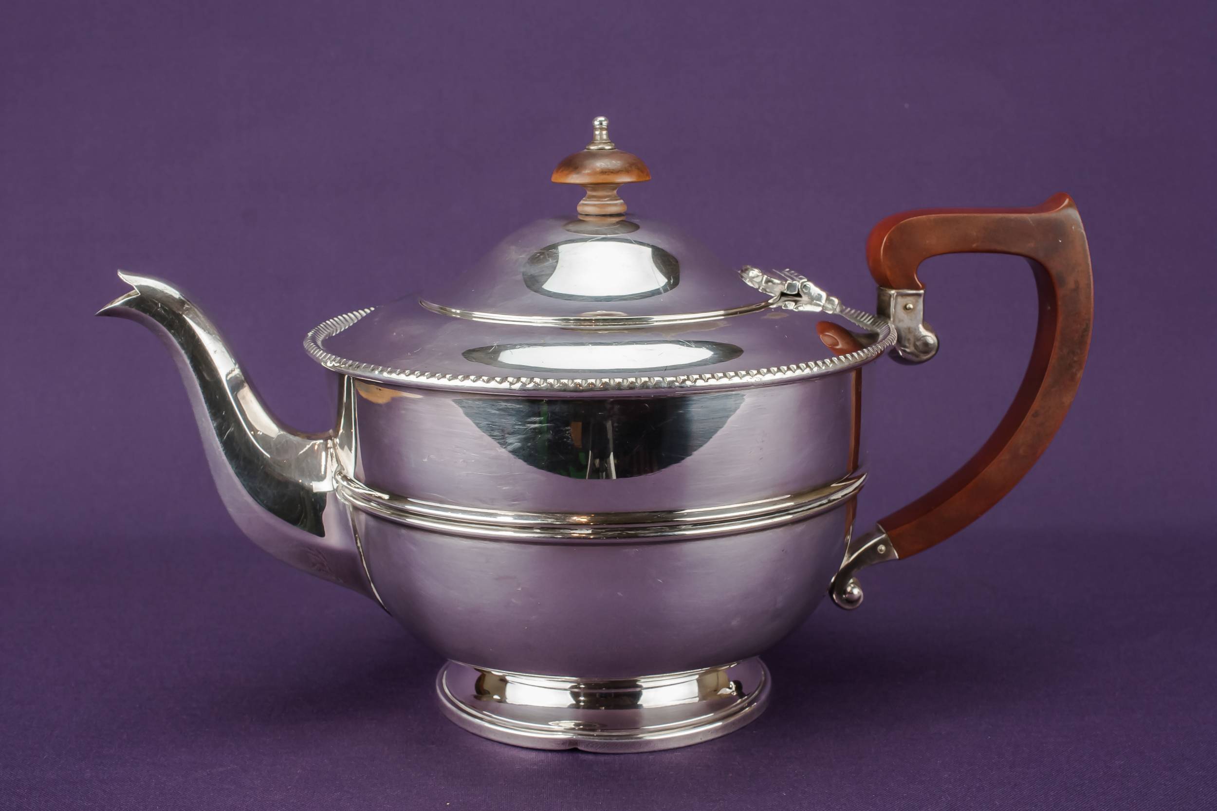 Piece Silver Plated — Art Deco tea and coffee set 2