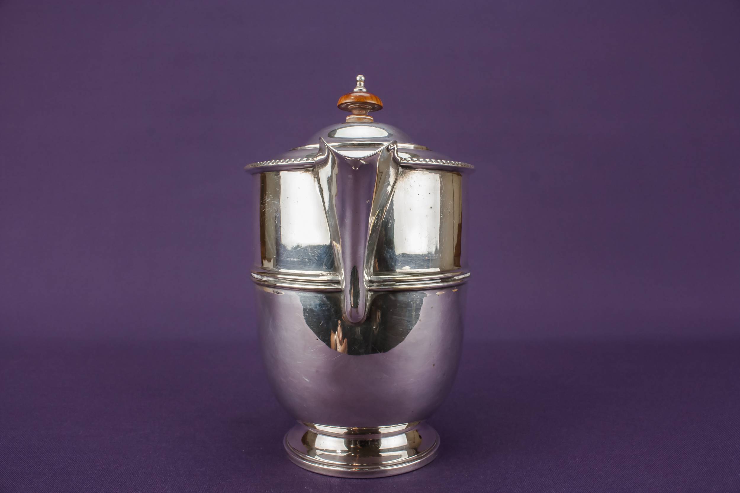 Piece Silver Plated — Art Deco tea and coffee set 9